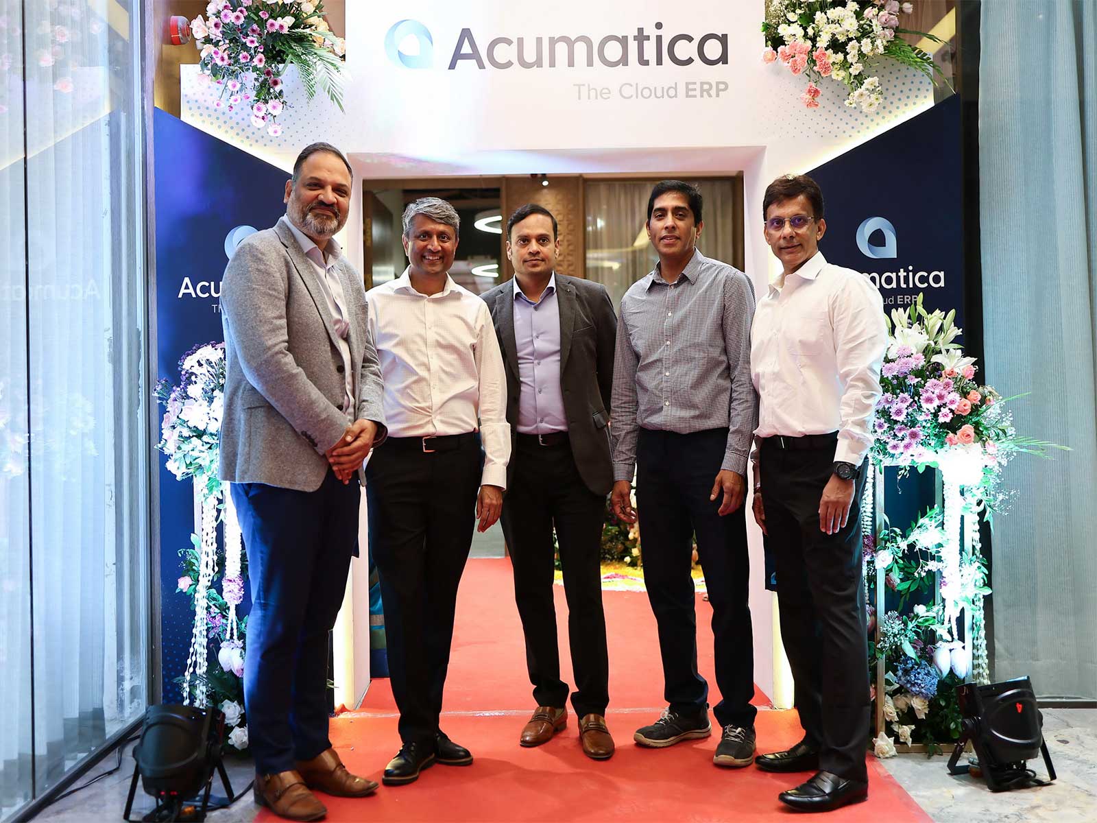 Acumatica team with Vista Equity Partners and Summit Consulting Services at Hyderabad