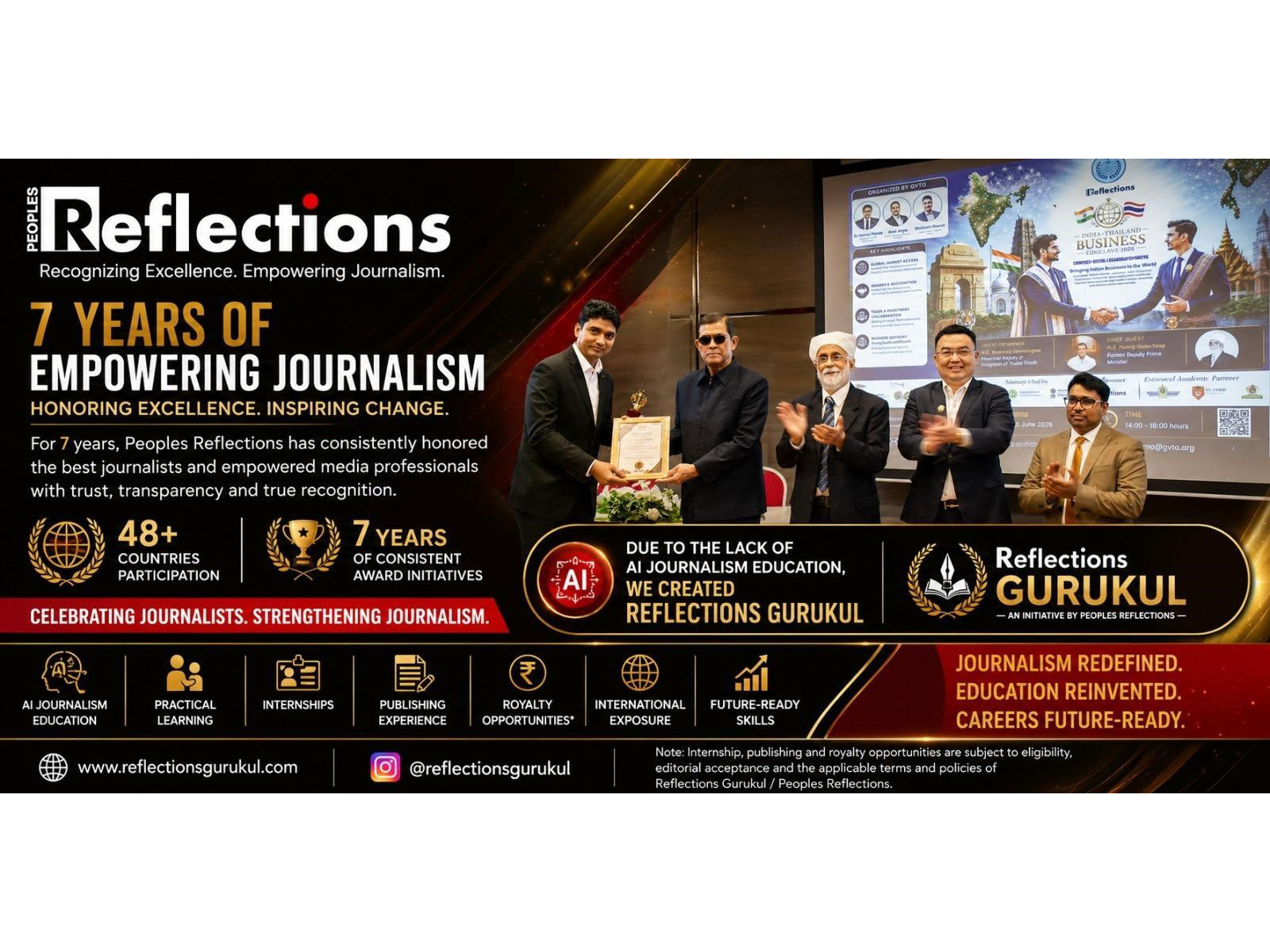 Peoples Reflections Marks Seven Years of Empowering Journalism, Launches Reflections Gurukul to Prepare Journalists for the AI Era