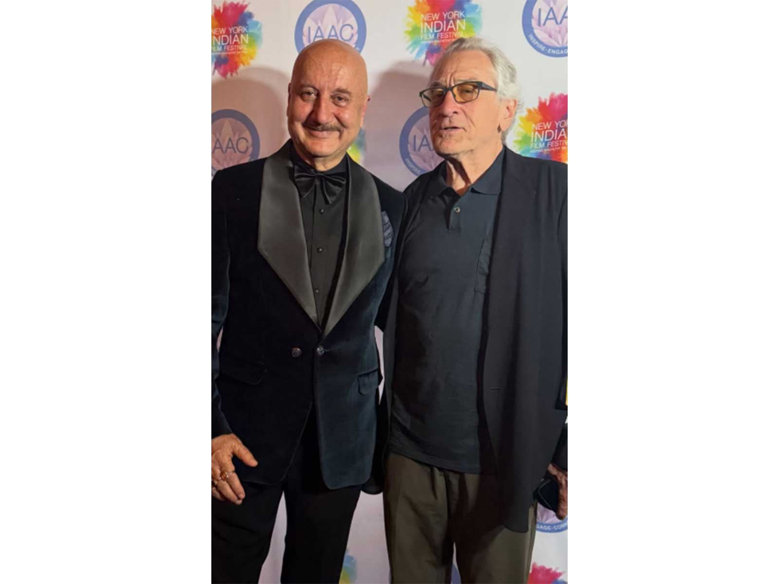 Robert De Niro (Right) with Anupam Kher (Photo credit/Instagram/@anupampkher)
