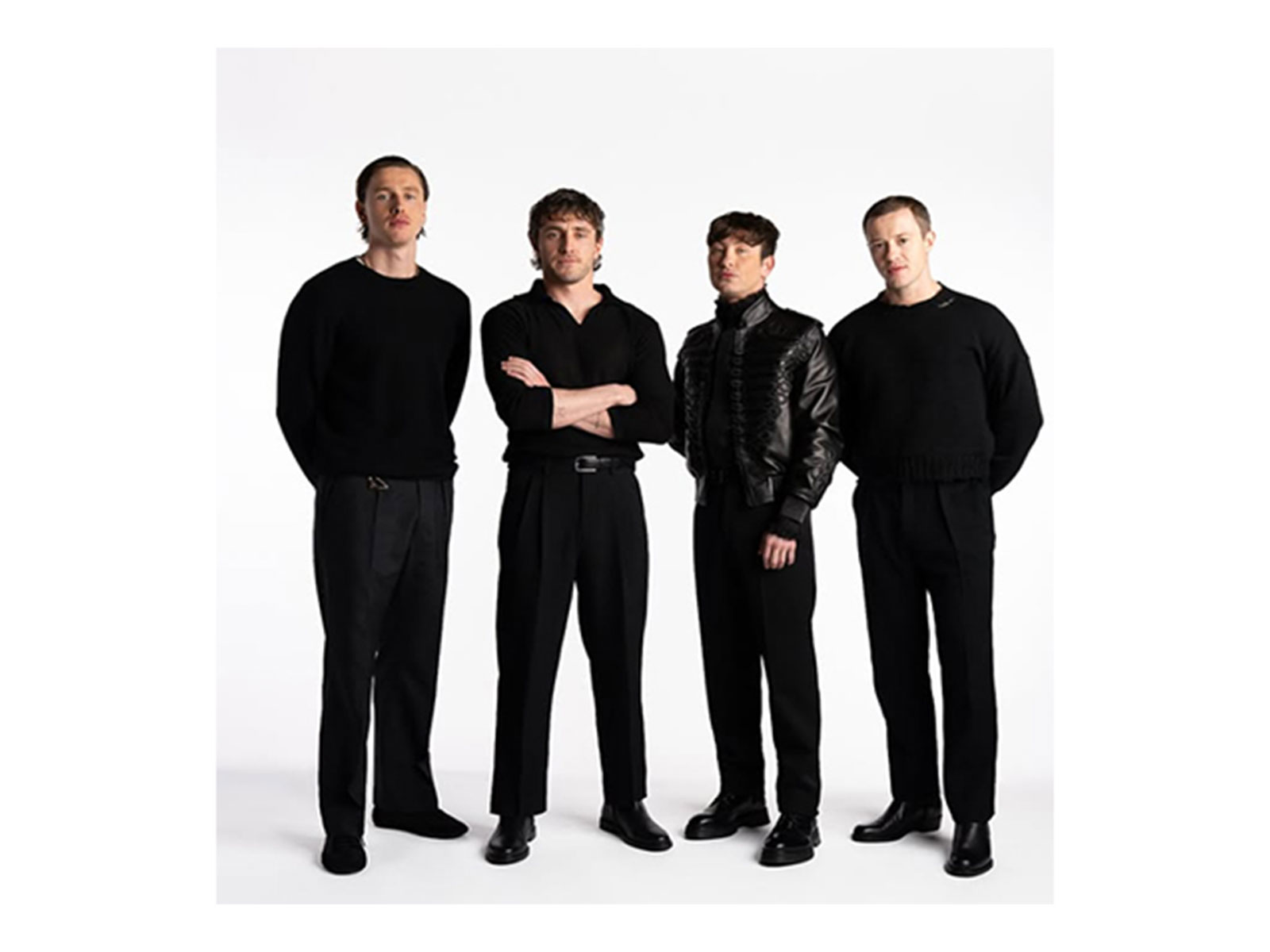 L-R Harris Dickinson, Paul Mescal, Barry Keoghan, Joseph Quinn (Photo/Instagram@SonyPictures)
