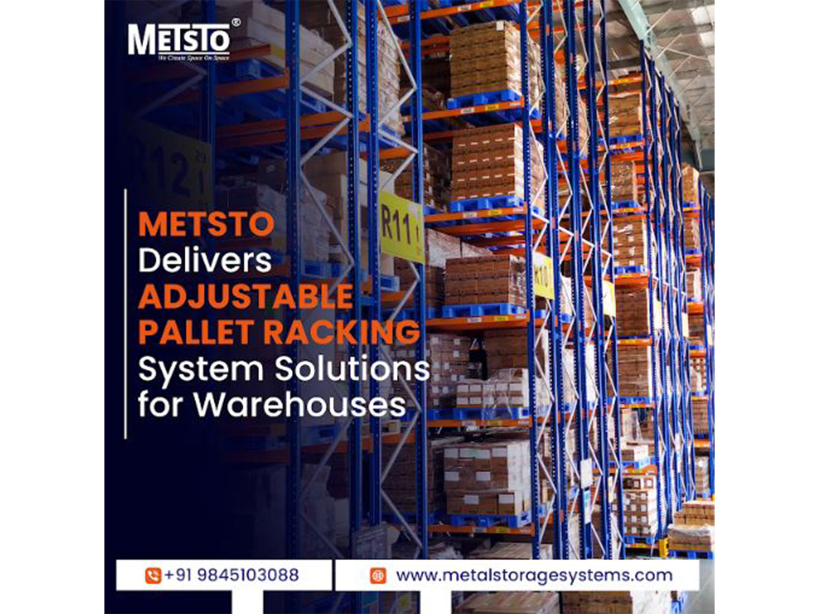 Upgrade Your Warehouse with METSTO Adjustable Pallet Racking Systems Designed for Flexible Storage, Better Space Utilization, Easy Access to Inventory, and Lasting Durability
