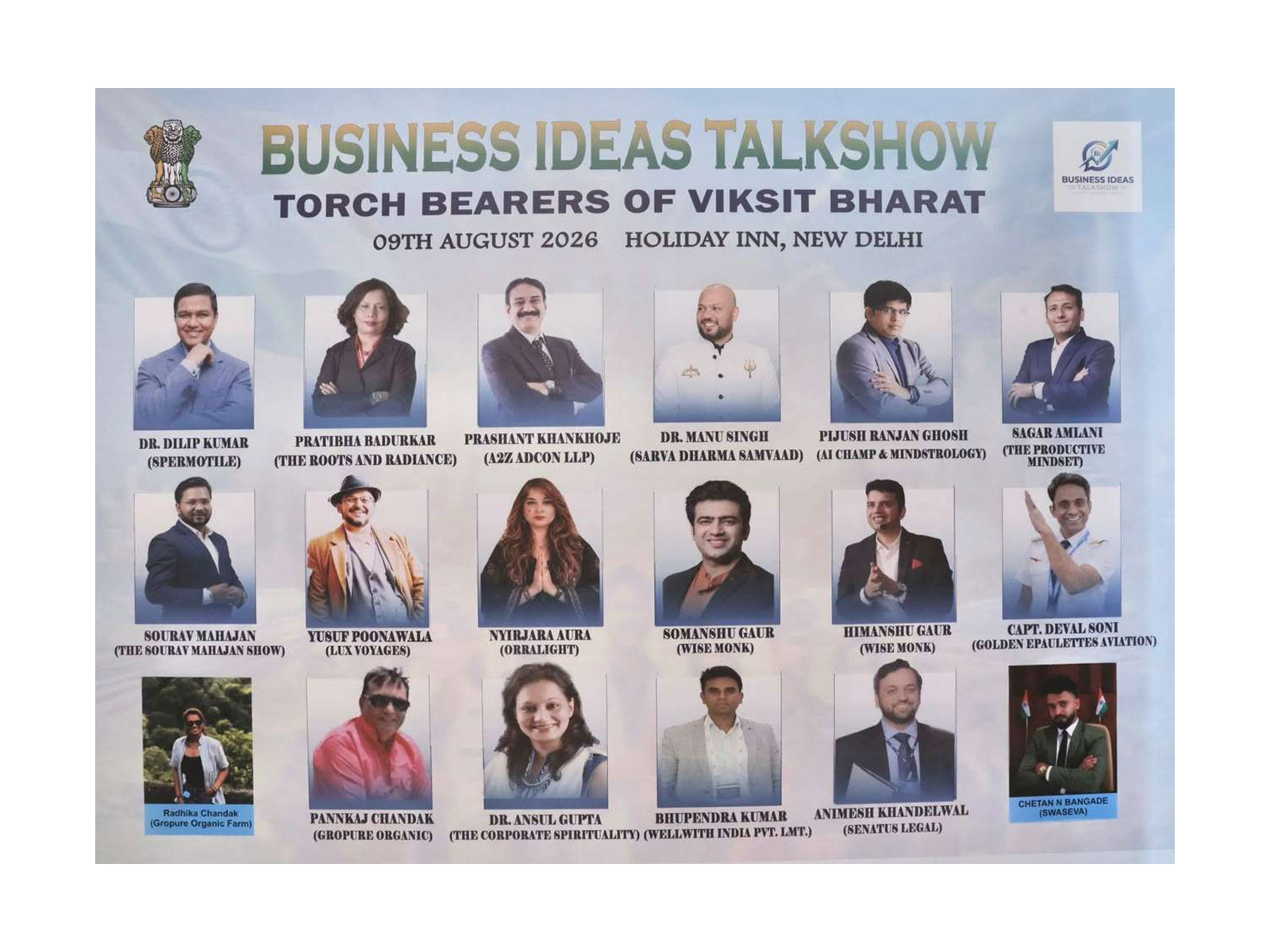 Business Ideas Talkshow, Developed India: Business Leaders and Visionaries Gather to Chart Nation's Future