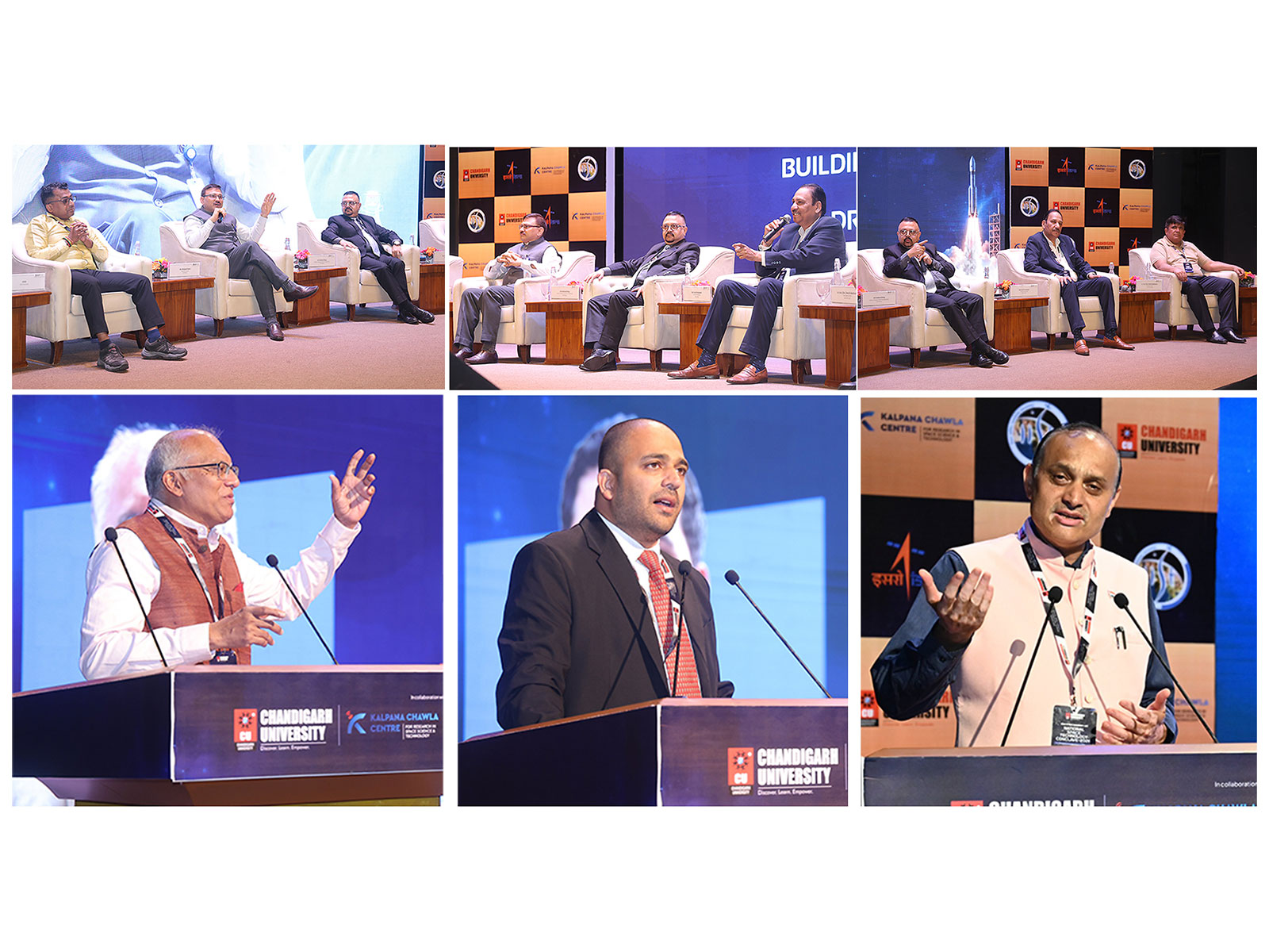 Leading space scientists, mission leaders, astronaut, industry experts and academia at the National Space Technology Conclave 2026 at Chandigarh University