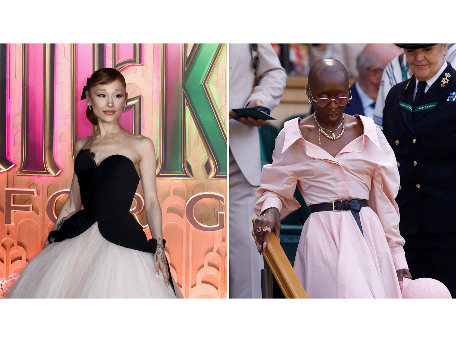 Ariana Grande,  Cynthia Erivo  (Photos/Reuters)