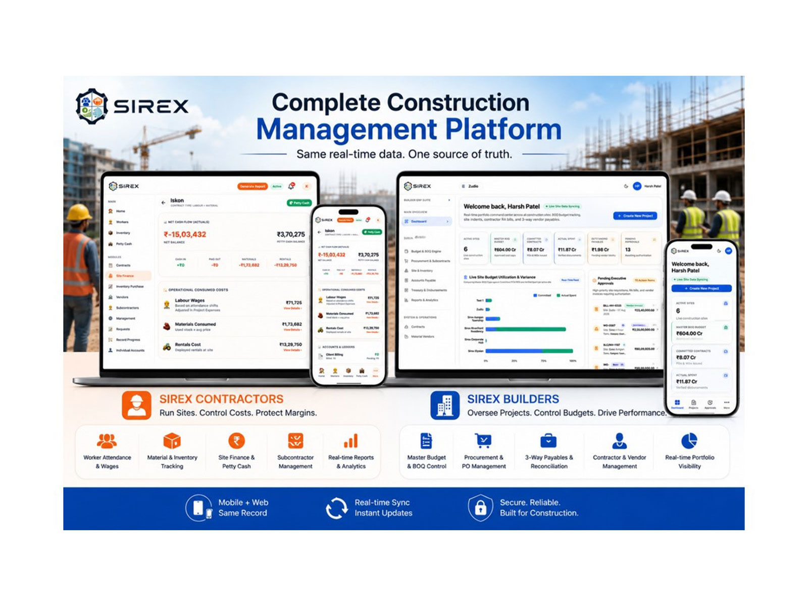 From Site Register to Smartphone: Sirex Launches Construction Management Software for Contractors and Builders
