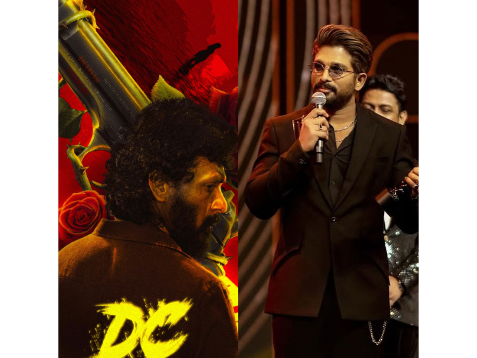 DC Poster (Photo/Instagram@LokeshKanagaraj) and Allu Arjun (Photo/Instagram@alluarjunonline)