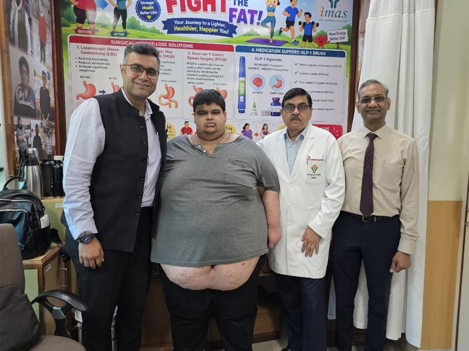 275-kg teenager undergoes life-changing bariatric surgery (Photo: Sir Gangaram Hospital)