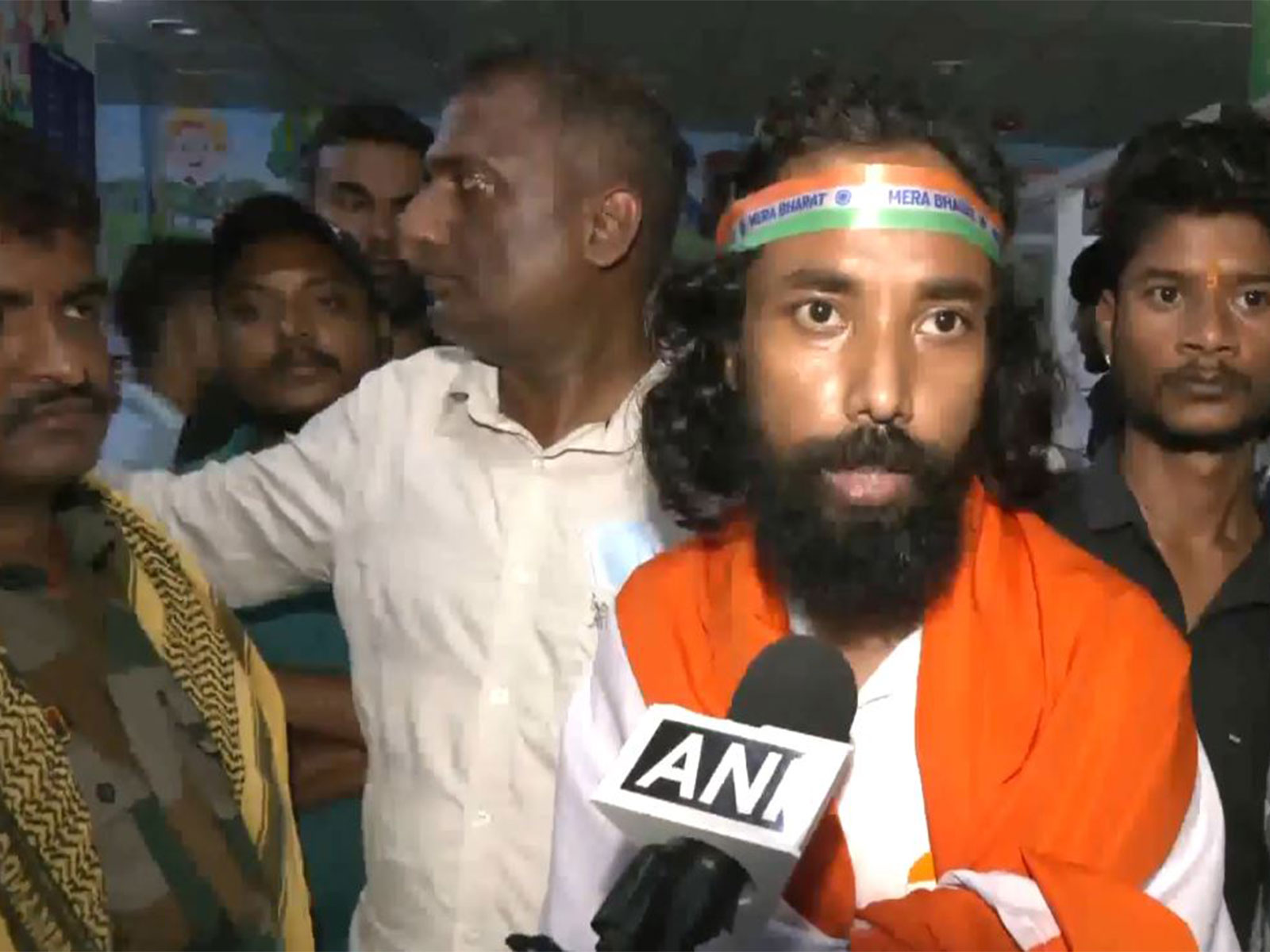 Student leader Devendra Nath Mahato (Photo/ANI)