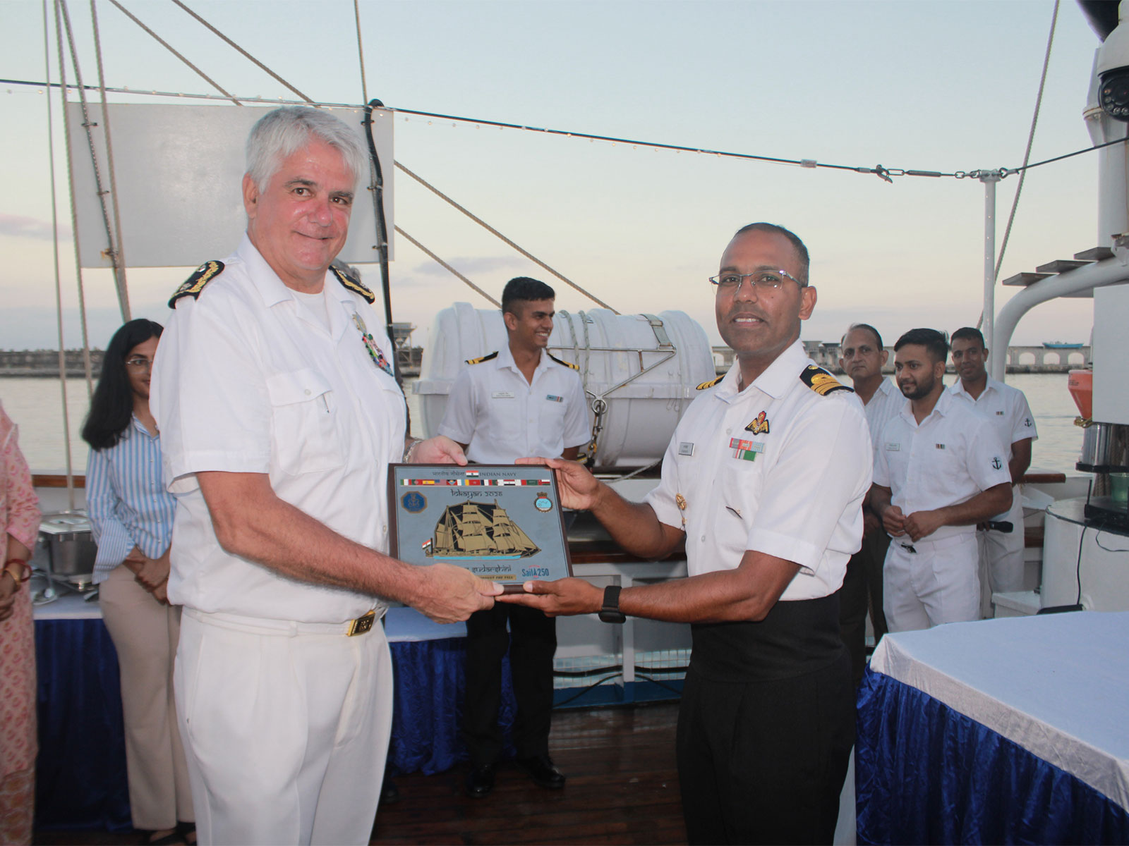 INS Sudarshini concludes port call at Ponta Delgada (Photo/Ministry of Defence)