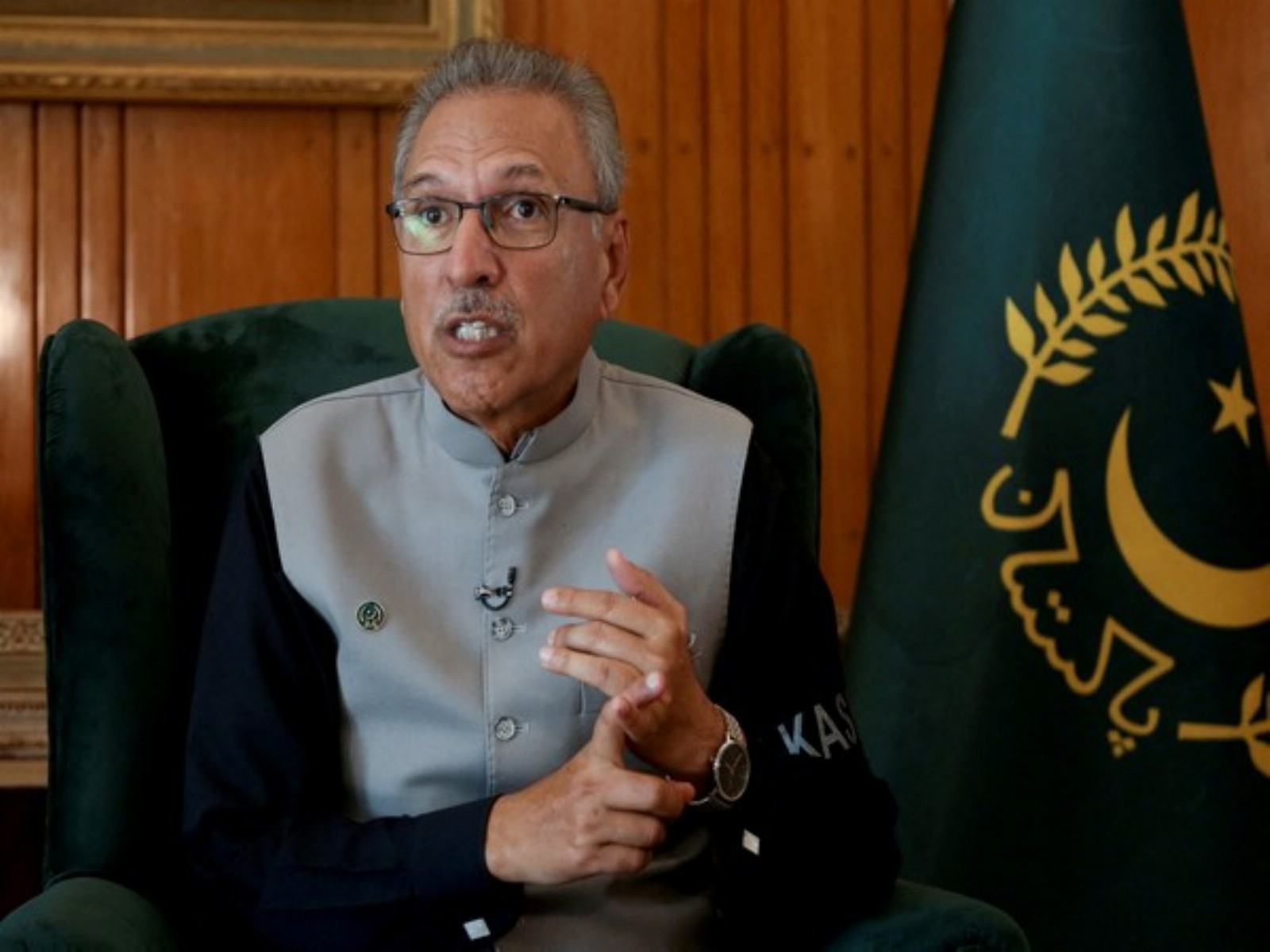 Former Pakistan President Arif Alvi (File Photo/Reuters)