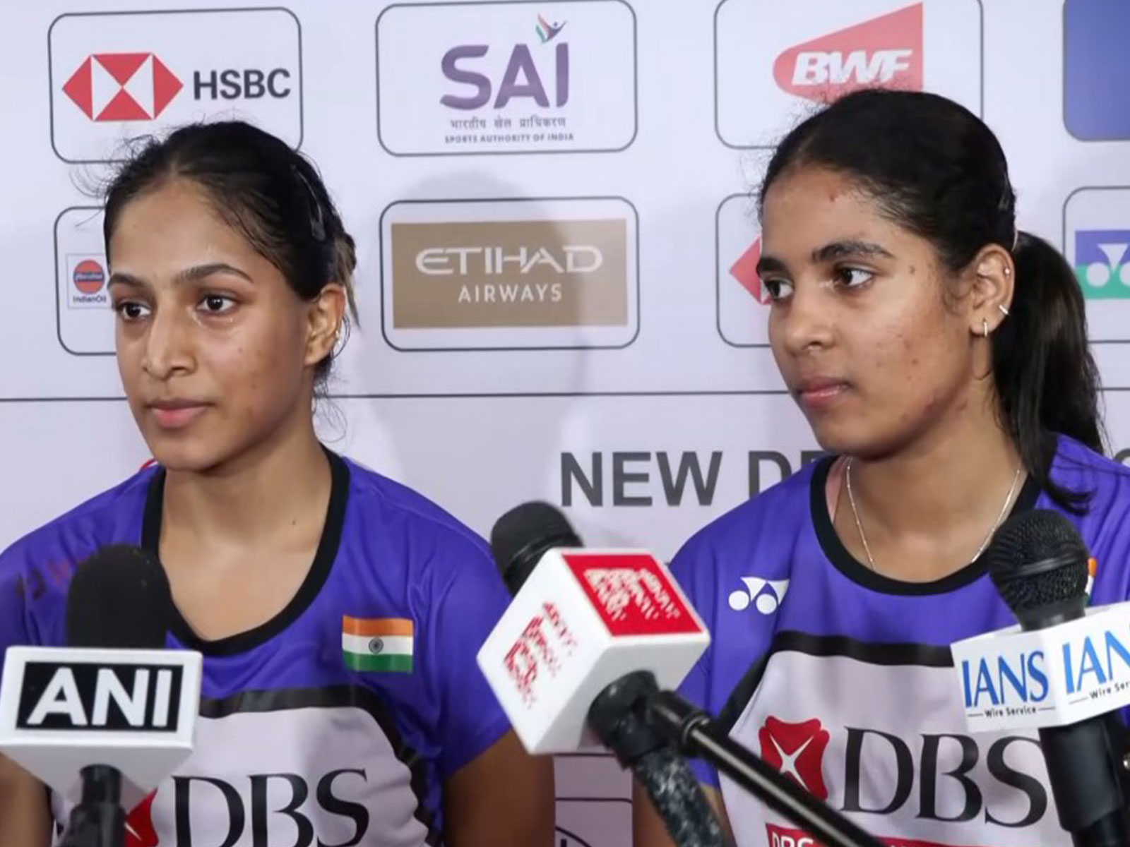 Gayatri Gopichand (left) and Treesa Jolly (left). (Photo: ANI)