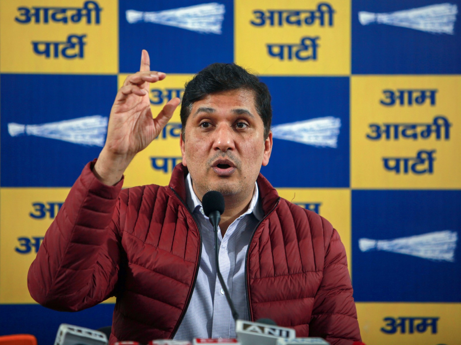 Aam Aadmi Party (AAP) Leader Saurabh Bharadwaj (Photo/ANI)