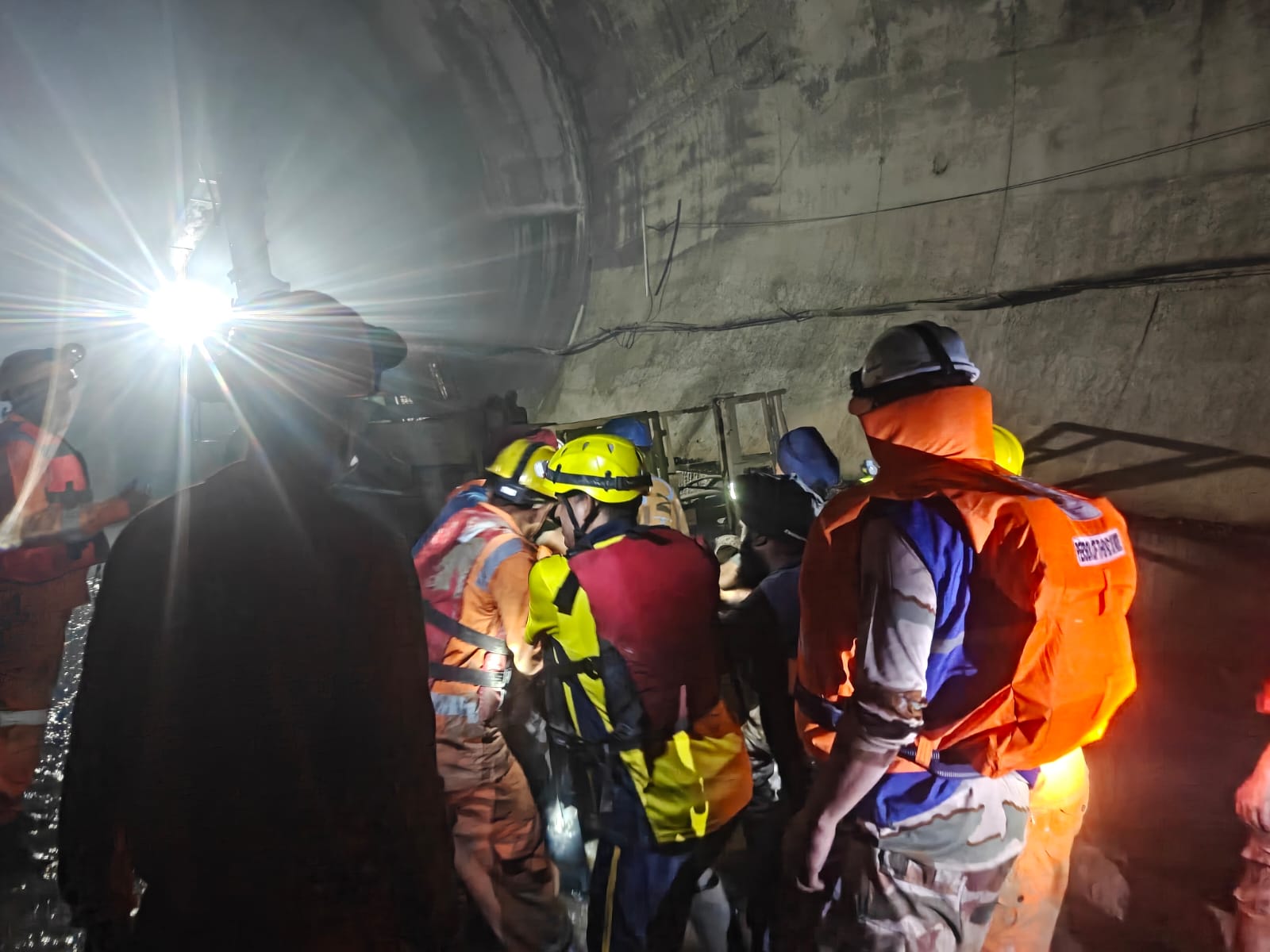 The death toll in the THDC tunnel collapse at Pipalkoti in Uttarakhand rose to nine (Photo:ANI) 