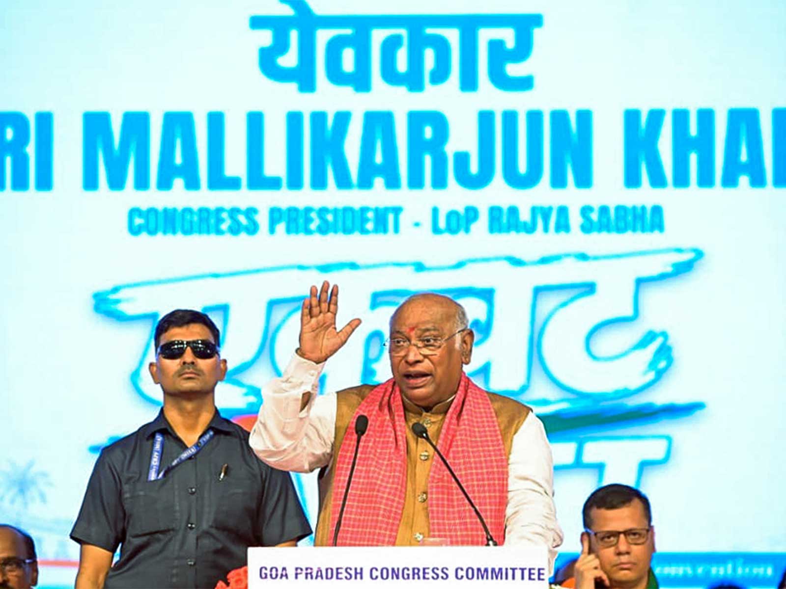 Congress president Mallikarjun Kharge (Photo:ANI) 