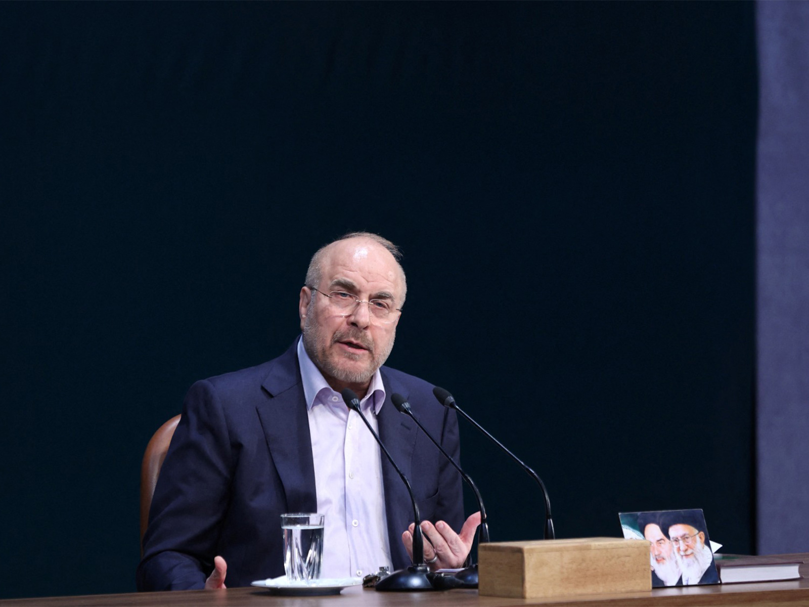 Iranian Parliament Speaker Mohammad Bagher Ghalibaf (File Photo/Reuters)
