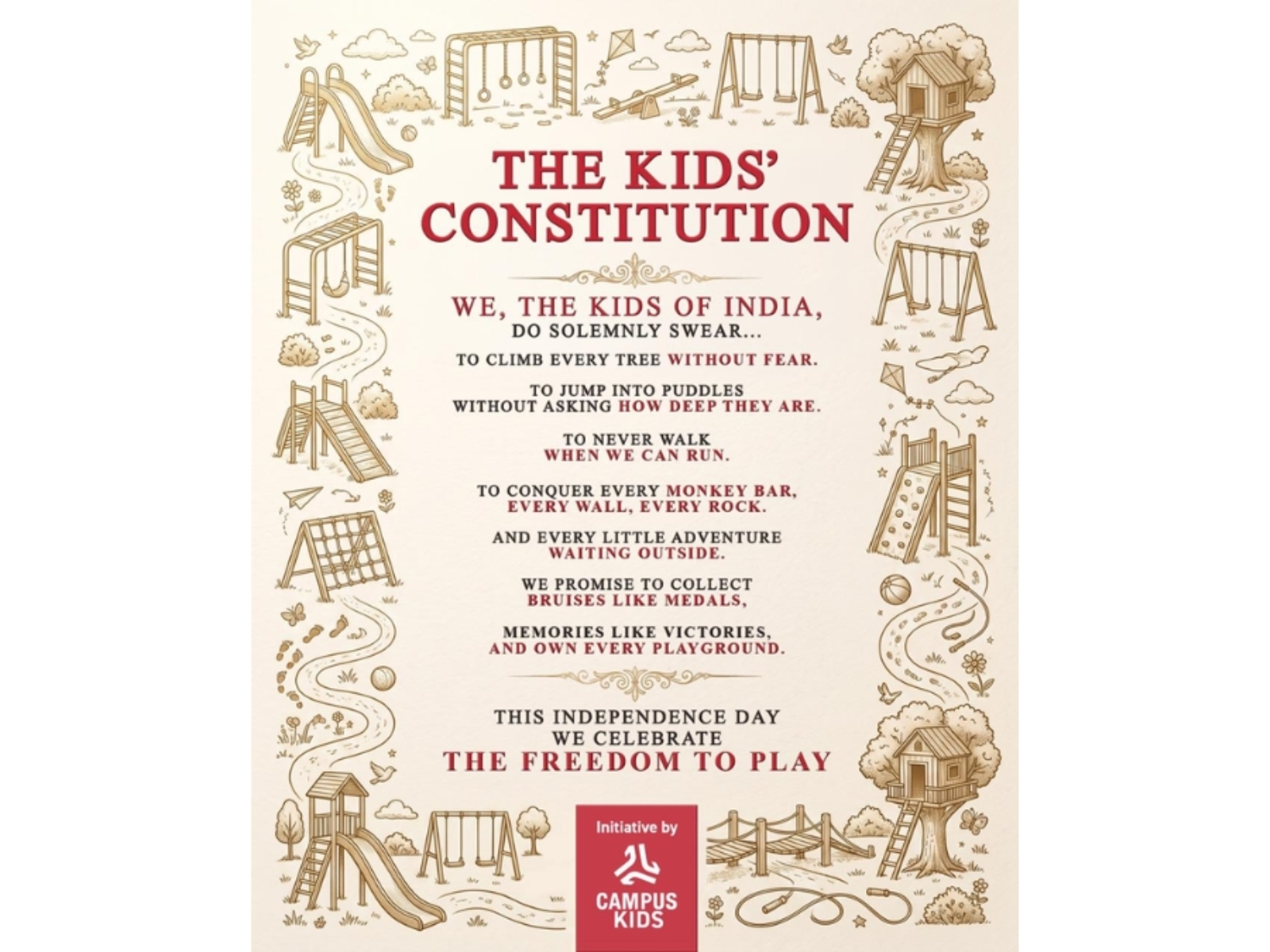 Through a social-first film, 100+ creators and its Freedom Range, Campus Shoes invited parents to give children more room to run, jump, explore, get messy, and simply play.