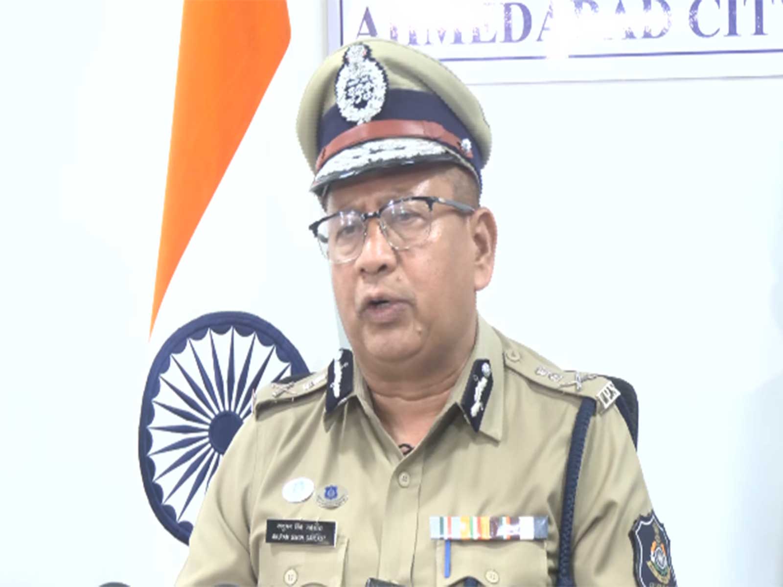 Ahmedabad Police Commissioner, Anupam Singh Gehlot (Photo/ANI)