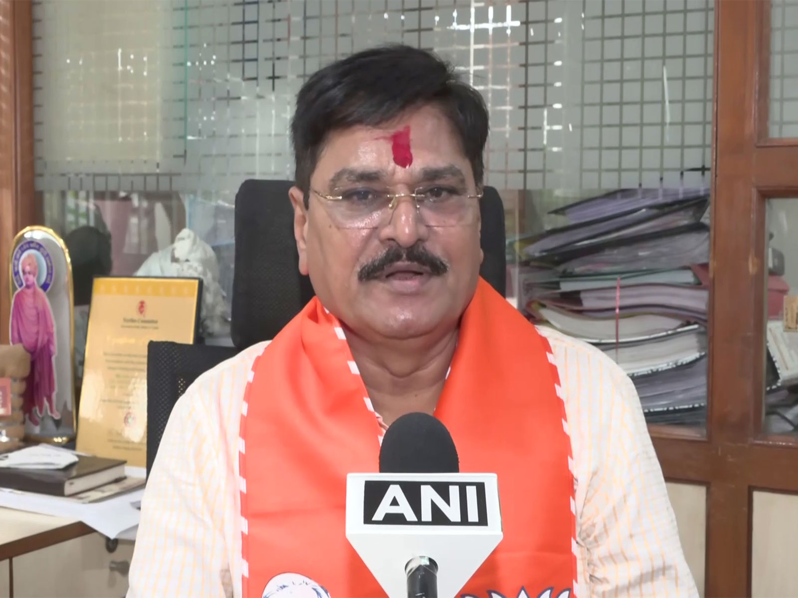 Newly appointed BJP Uttar Pradesh co-in-charge Jagdish Ishwarbhai Patel (Photo/ANI)