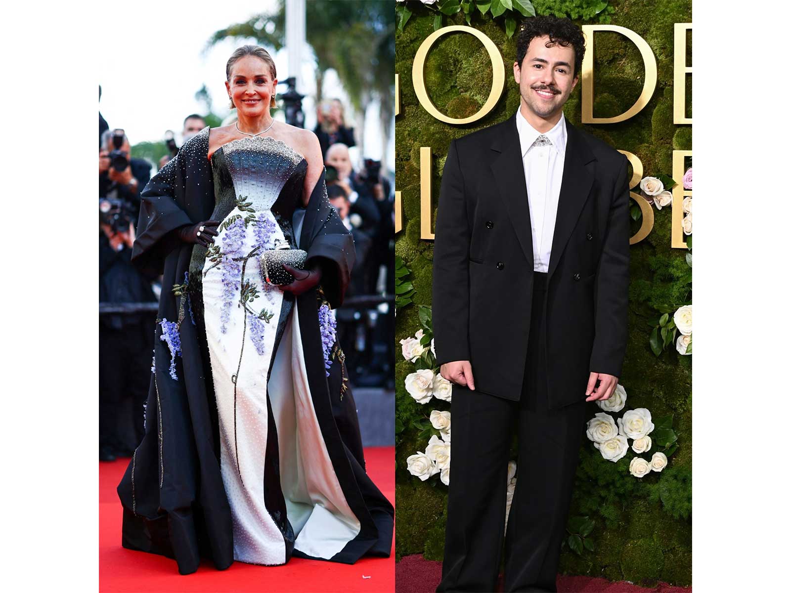 Sharon Stone (Photo/Reuters) and Ramy Youssef (Photo/Instagram@Ramy)