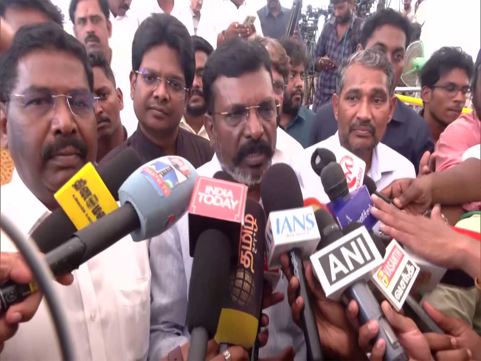 VCK Chief Thol Thirumavalavan (Photo/ANI)