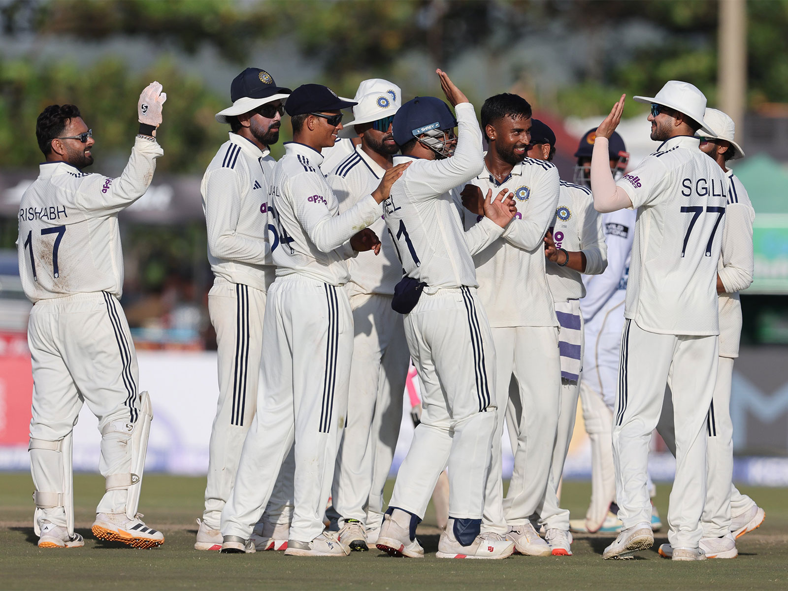 India men's Test cricket team in Galle. (Photo: X/ @BCCI)