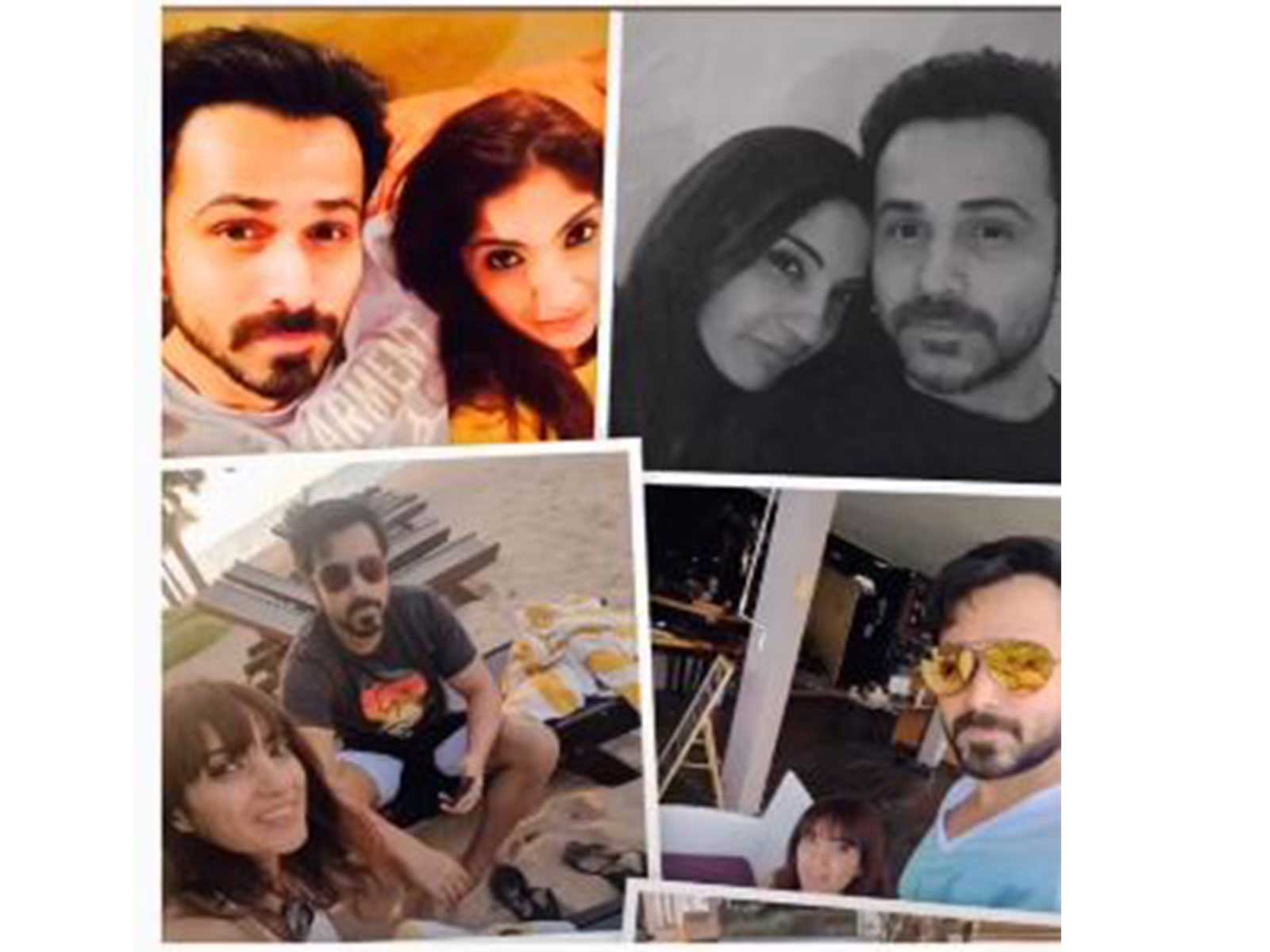 Emraan Hashmi with wife Parveen (Image source: Instagram@parveen_hashmi)