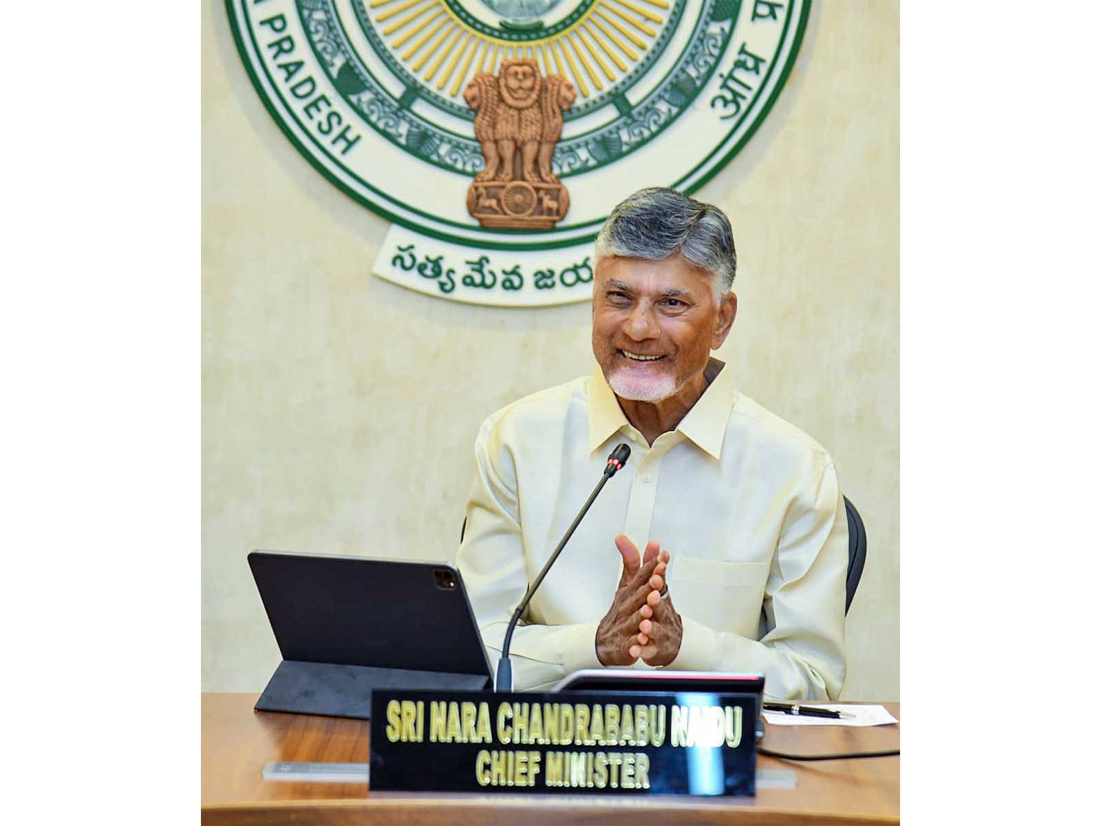 Andhra Pradesh Chief Minister N Chandrababu Naidu (File Photo/ANI)