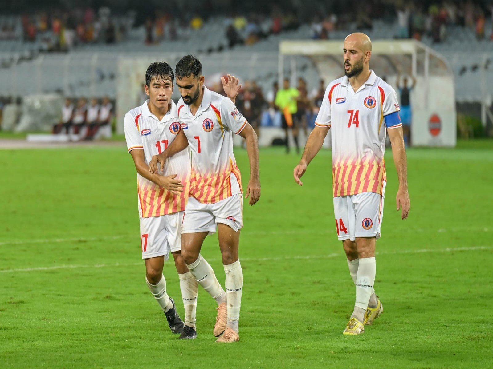 East Bengal players in action (Photo: Durand Cup)