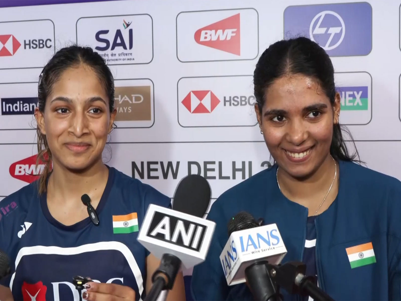 Gayatri Gopichand (L) and Treesa Jolly. (Photo: ANI)