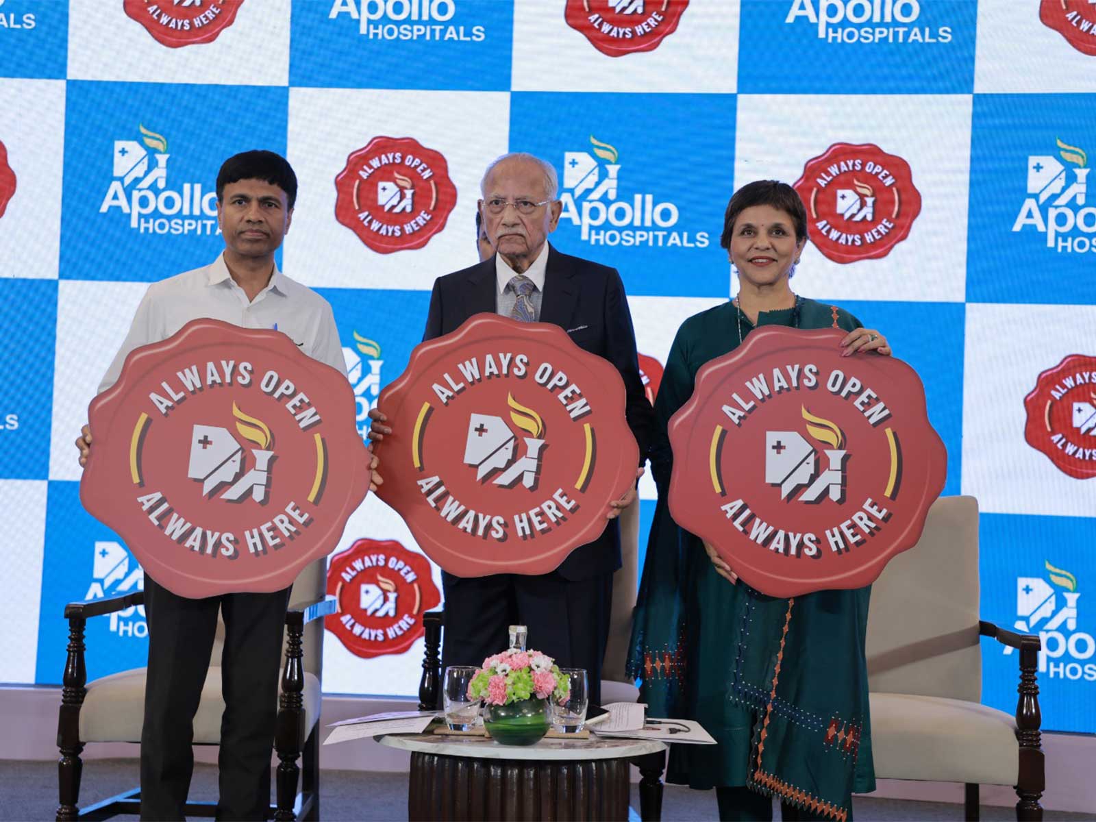 Apollo Hospitals Group Chairman Dr Prathap C Reddy during lauch of 'Always Open. Always Here.' (Photo/Apollo Hospitals)