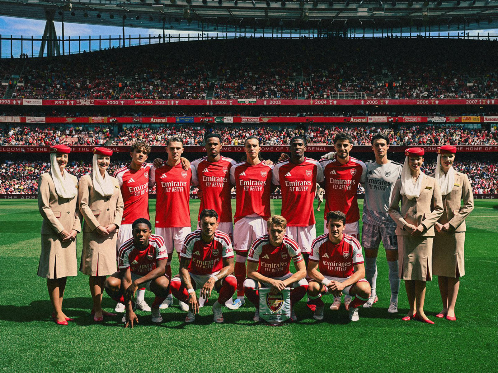 Arsenal team. (Photo: @Arsenal X)