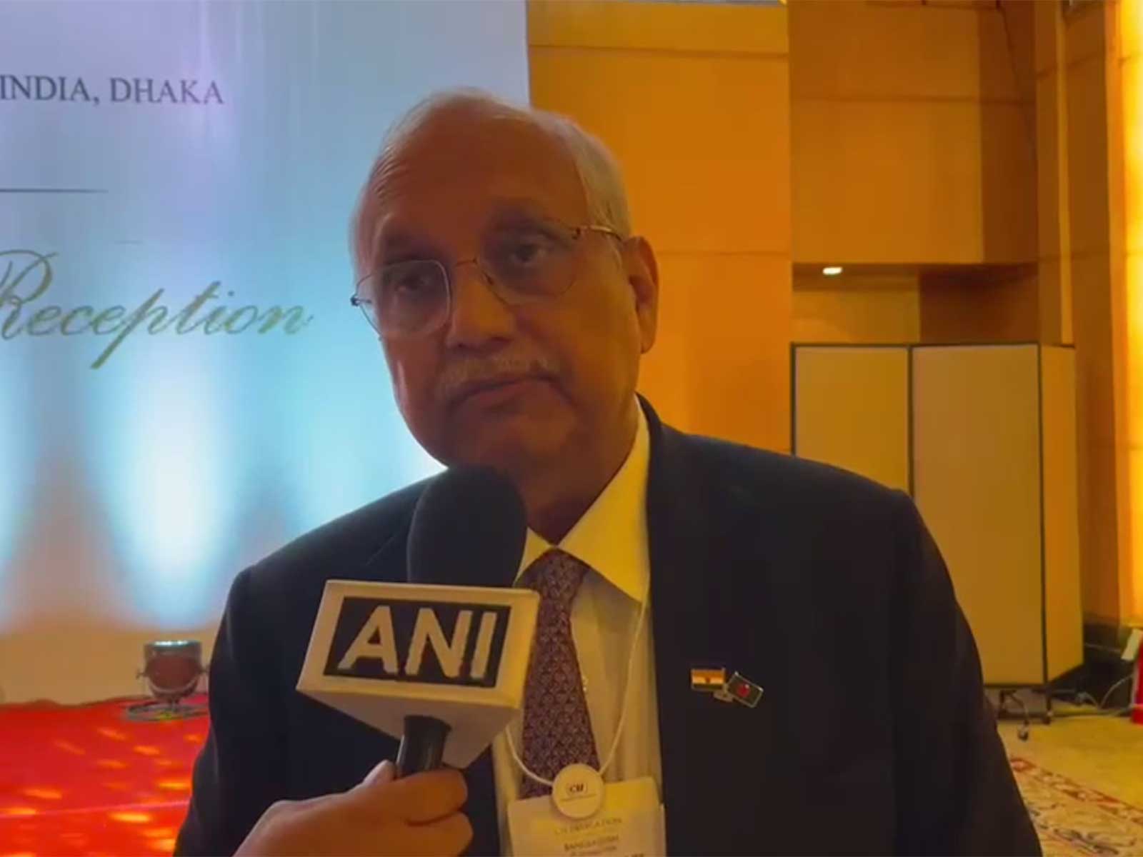 Chandrajit Banerjee, head of the CII delegation (Photo/ANI)