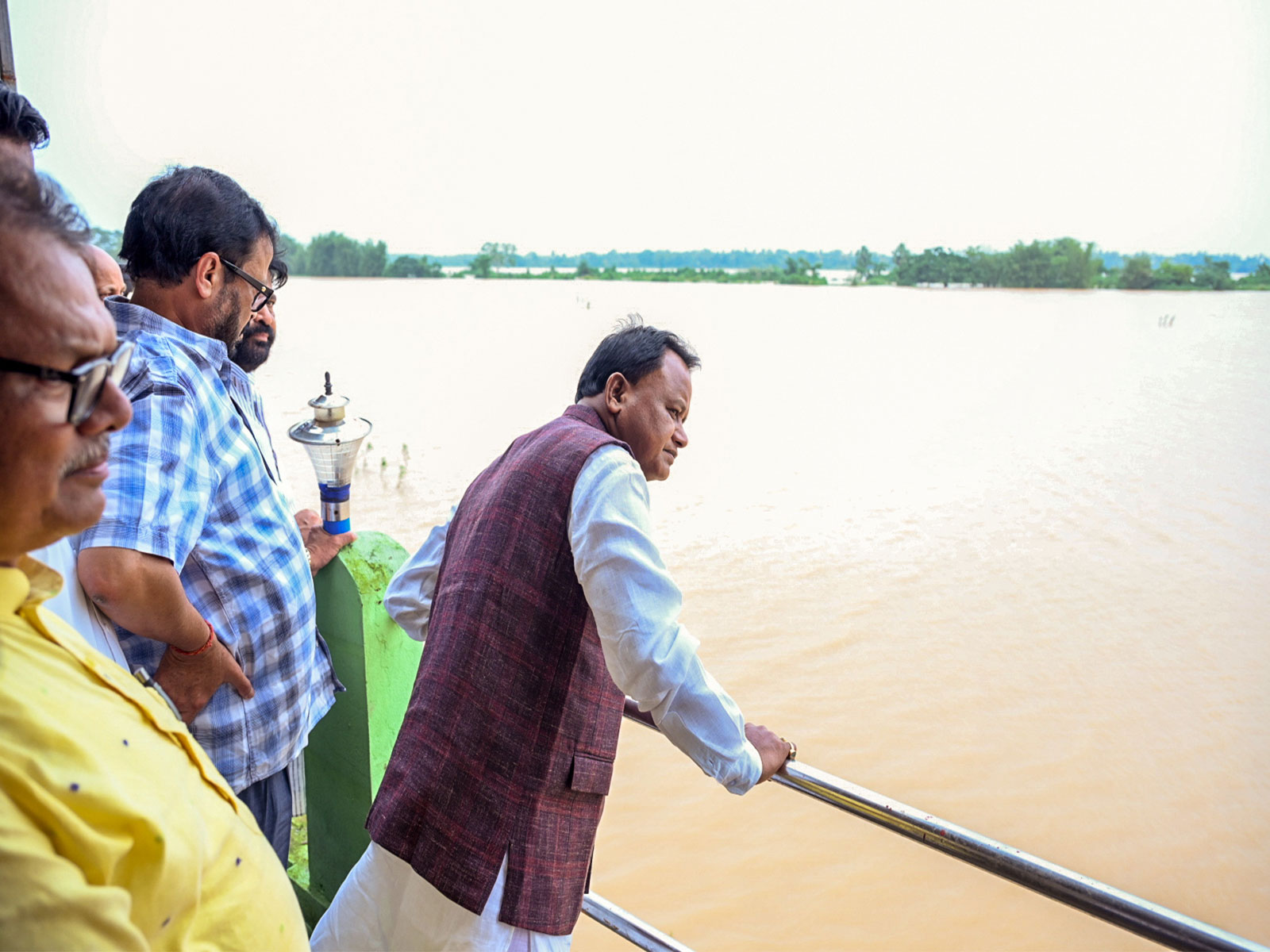 Odisha CM visit to flood affected area (File Photo/ANI)