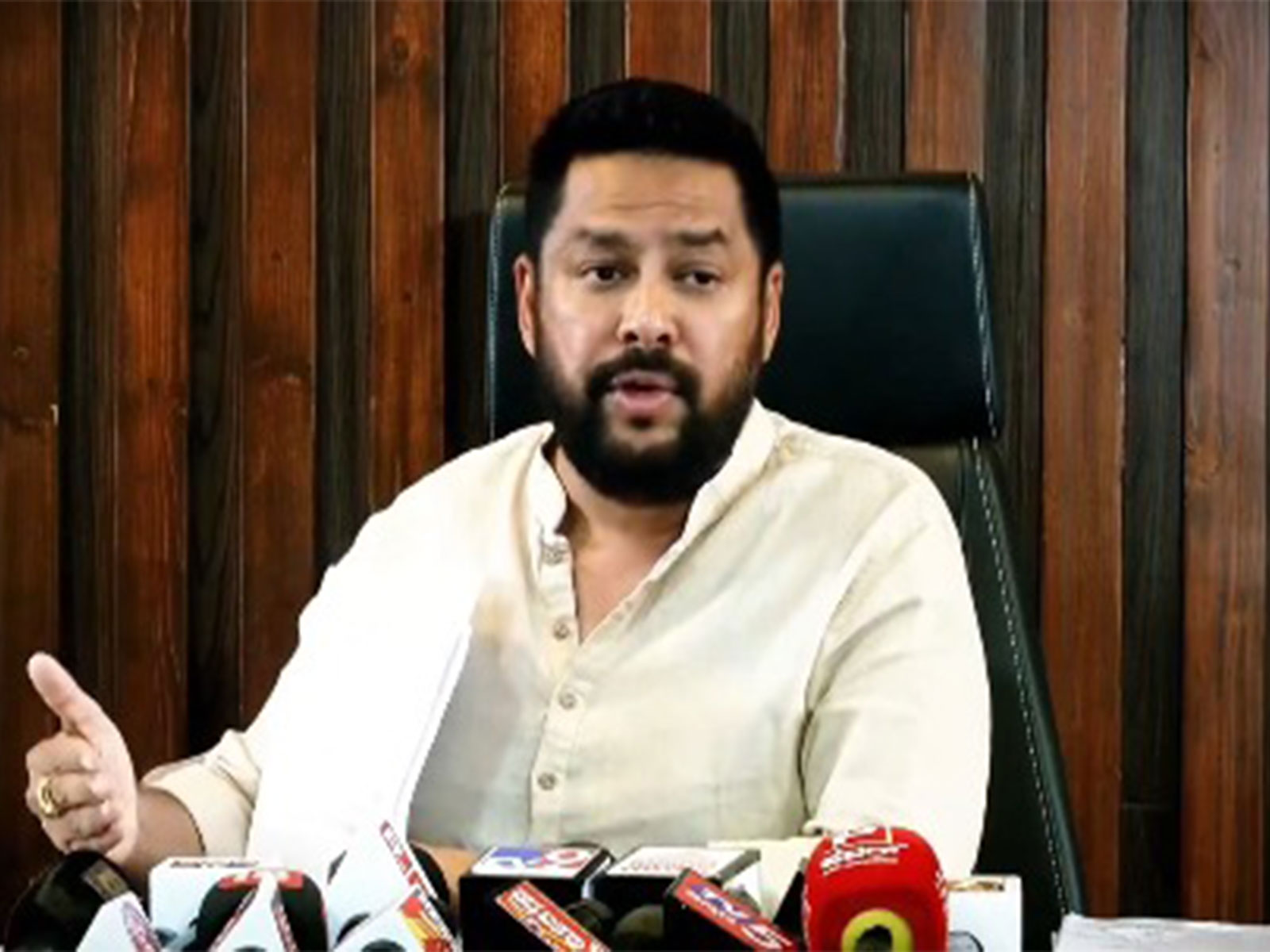 Karnataka Minister B Nagendra (Photo/X @BNagendraINC)