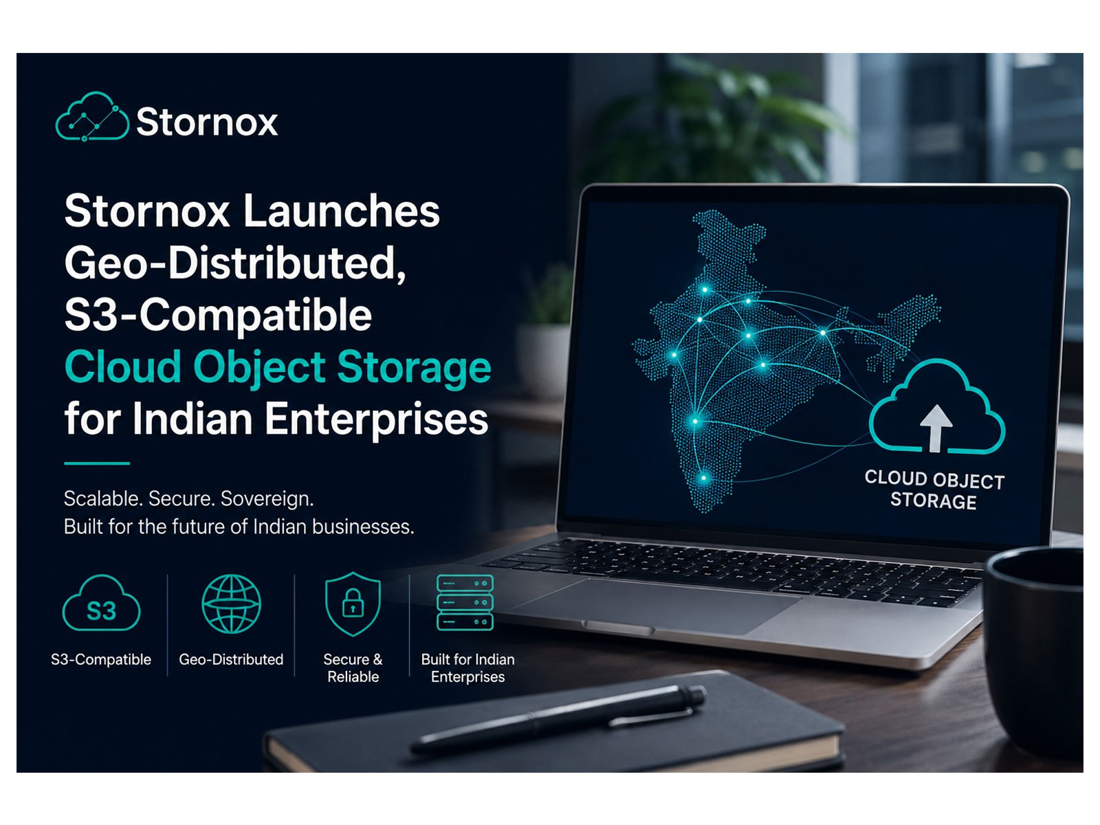 Stornox Launches Geo-Distributed, S3-Compatible Cloud Object Storage for Indian Enterprises
