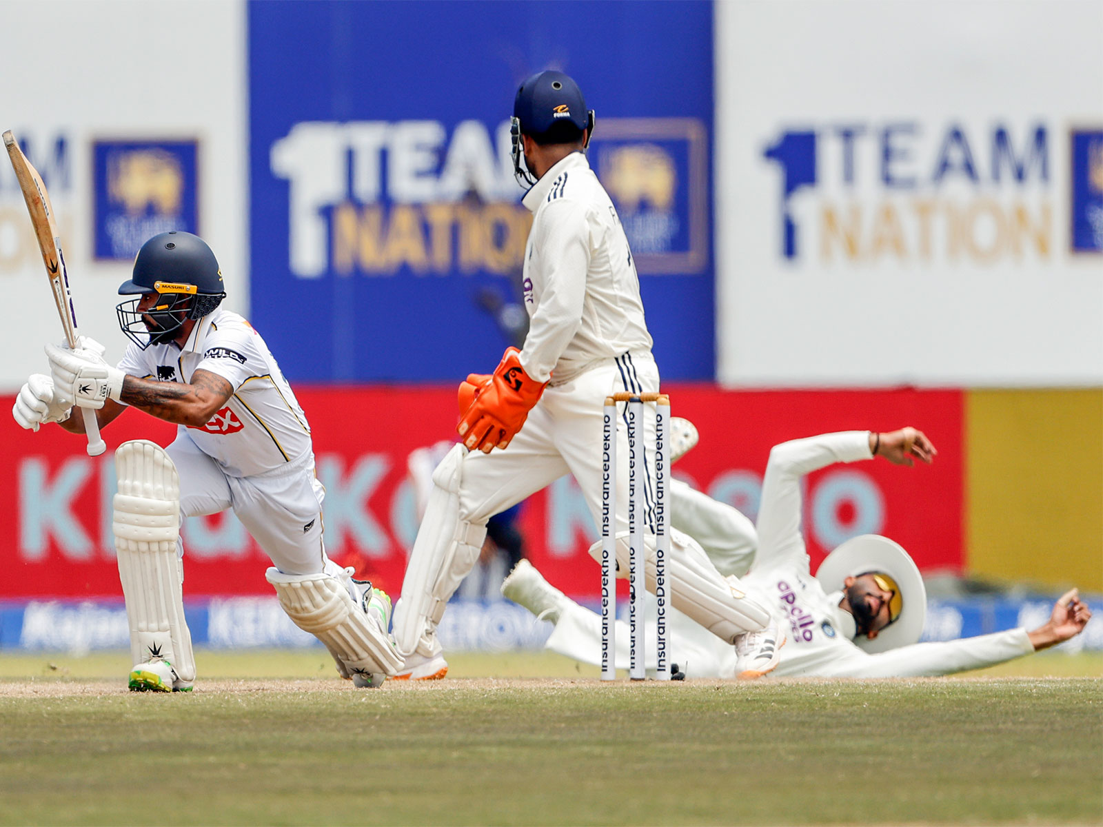 Niroshan Dickwella in action. (Photo: ANI)
