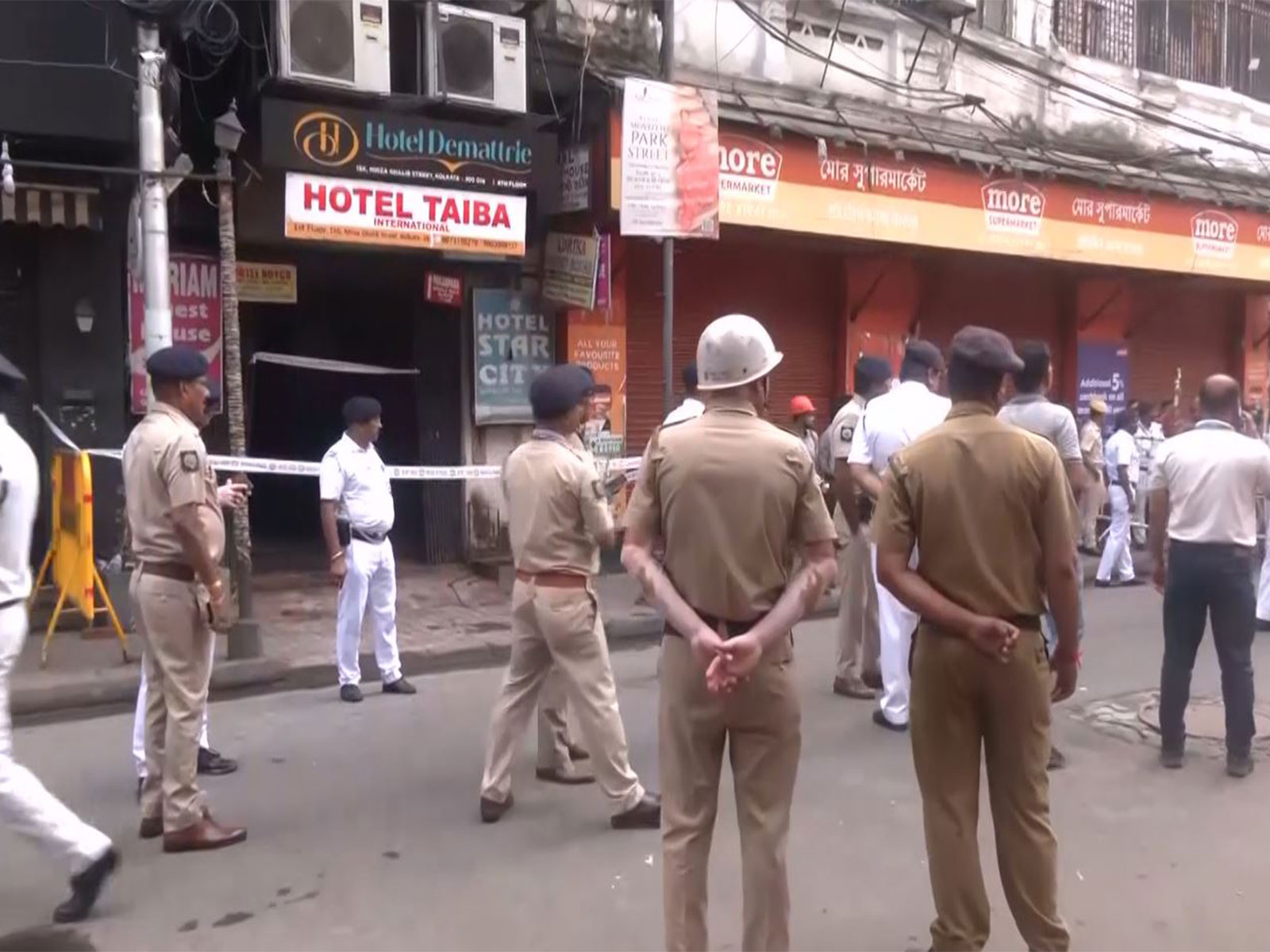 Police teams at the incident spot (Photo/ANI)