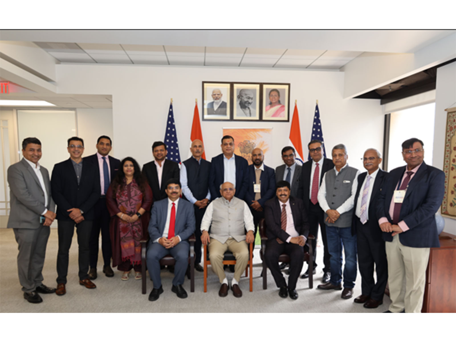 Gujarat delegation, led by Chief Minister Bhupendra Patel  (Photo/Gujarat CMO)