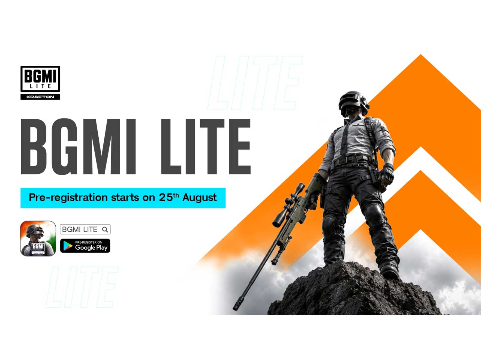 KRAFTON India Announces Launch of BGMI LITE by the End of 2026, Opens Pre-Registration for Android Users On 25th August 