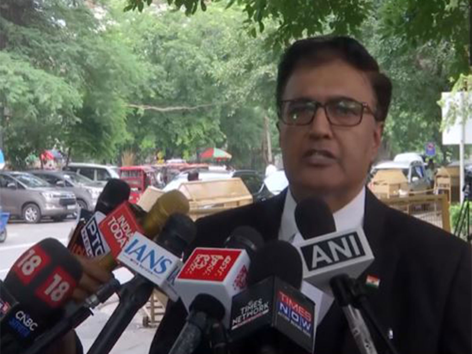 AAP Legal Cell head Sanjeev Nasir (Photo/ANI)