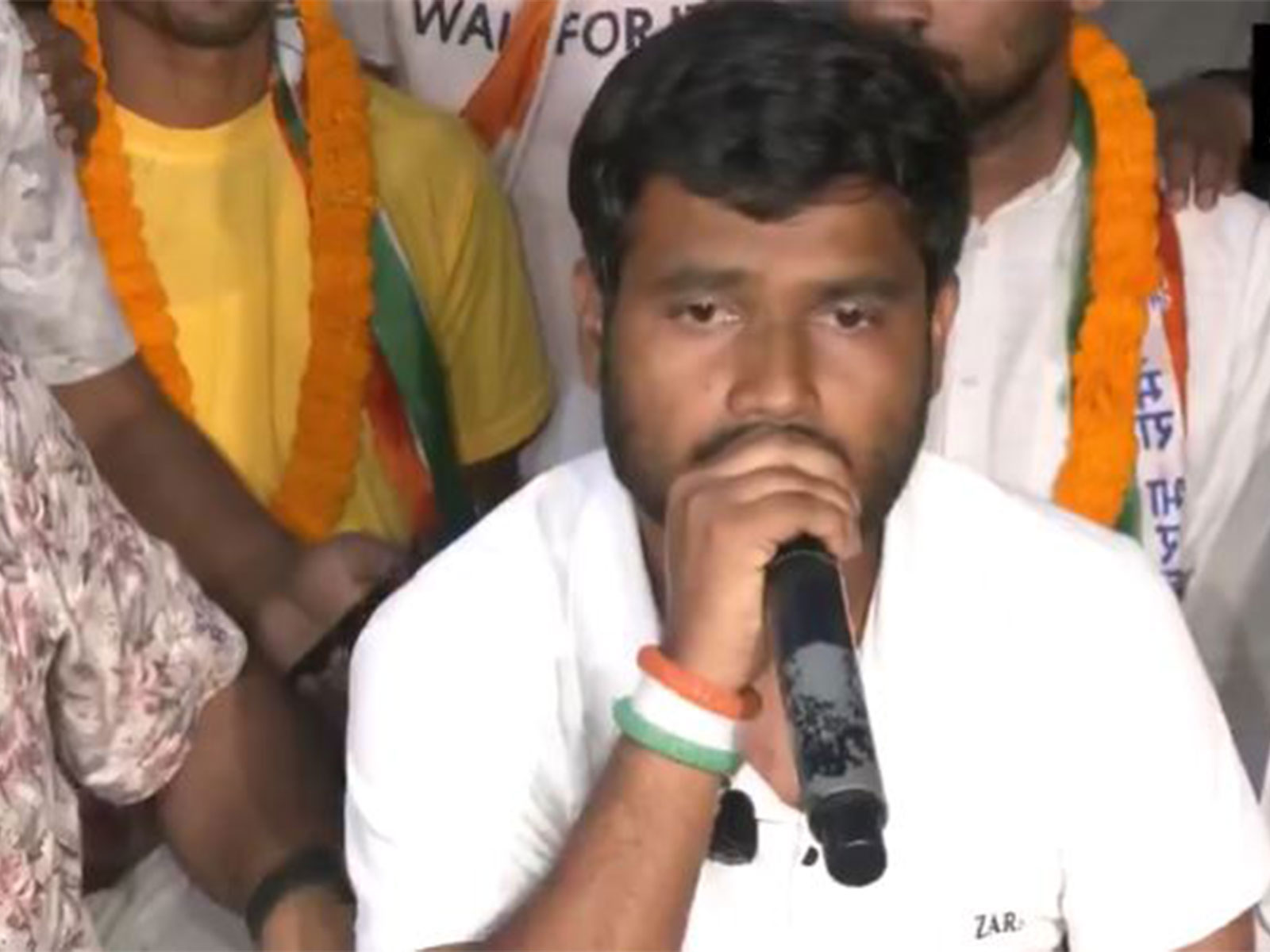 Student leader Ravindra Paswan (Photo/ANI)