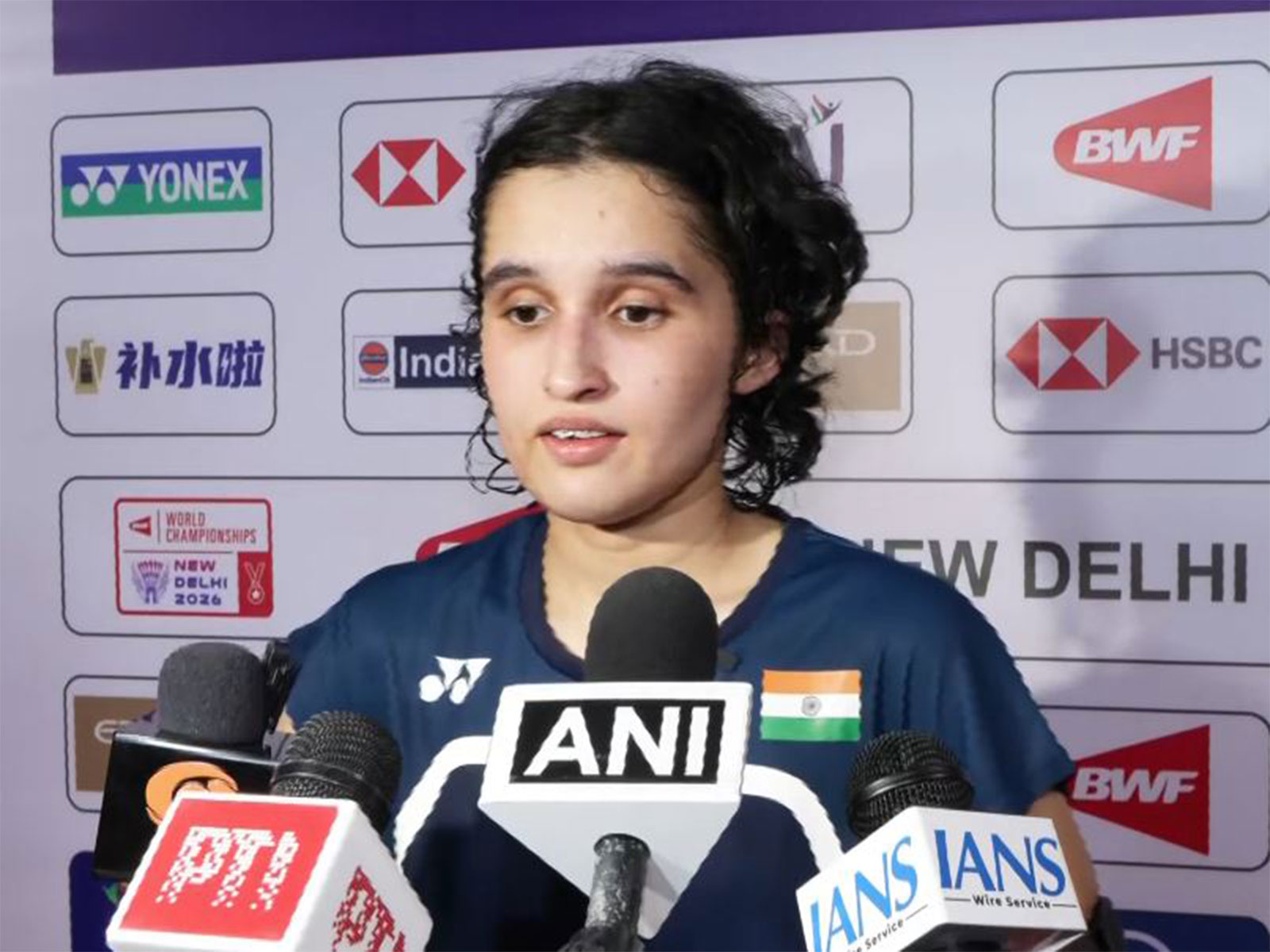 Indian shuttler Unnati Hooda. (Photo: ANI)