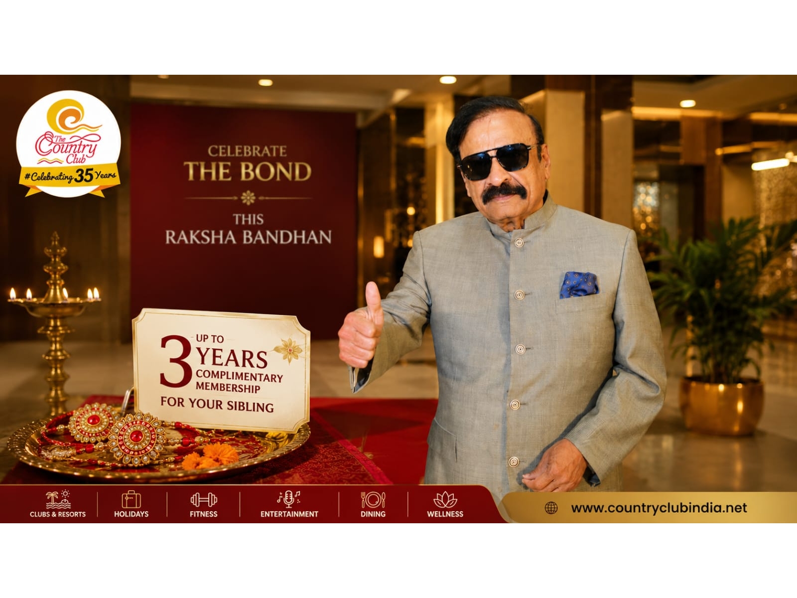 Country Club Introduces Special Raksha Bandhan Initiative, Offers Complimentary Sibling Benefits