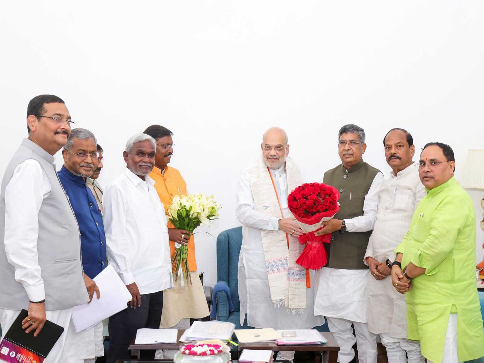 Jharkhand BJP leaders meet Union Home Minister Amit Shah (Photo/JharkhandBJP)