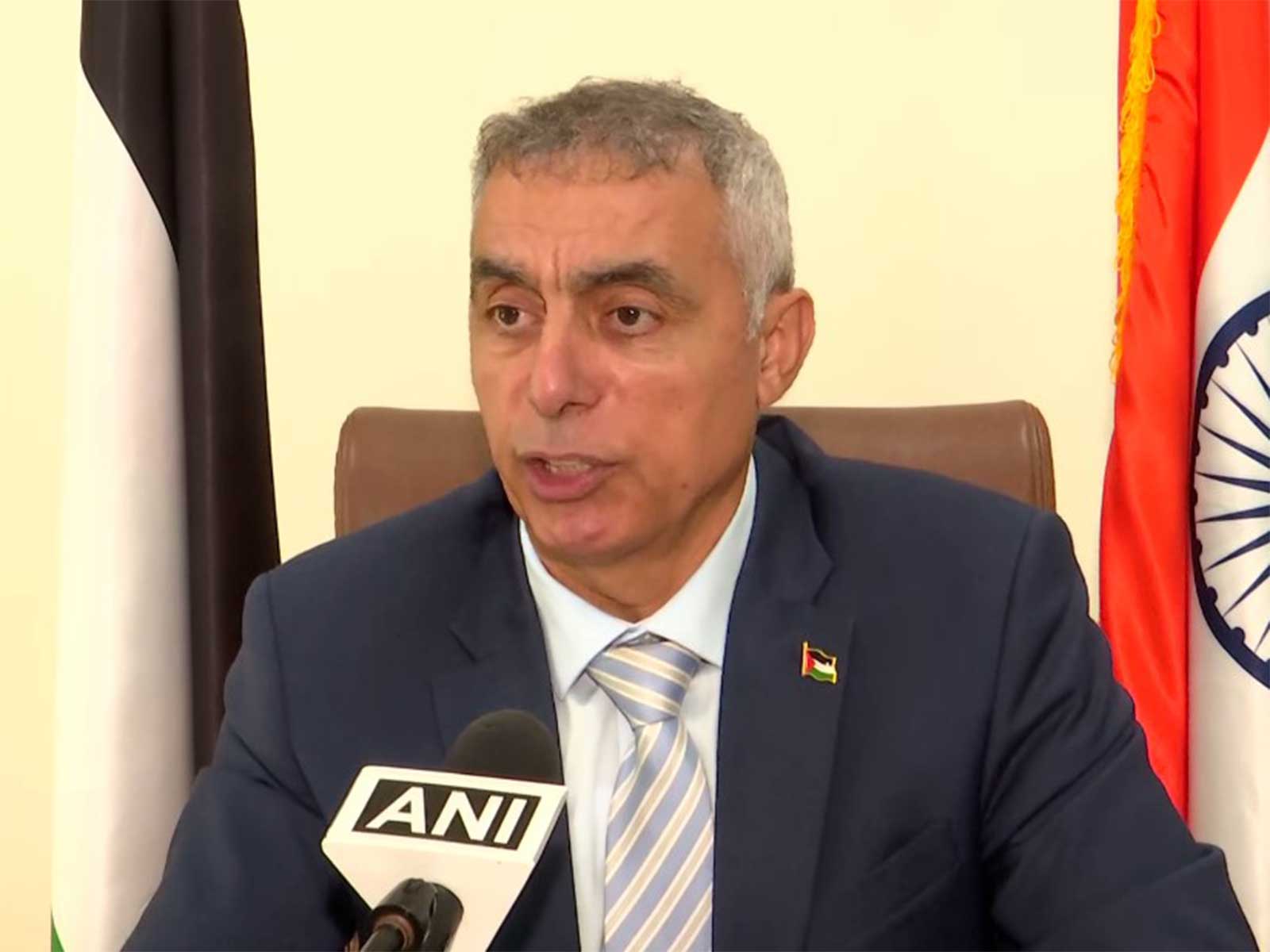 Palestine Ambassador to India Abdullah M Abu Shawesh (Photo/ANI)