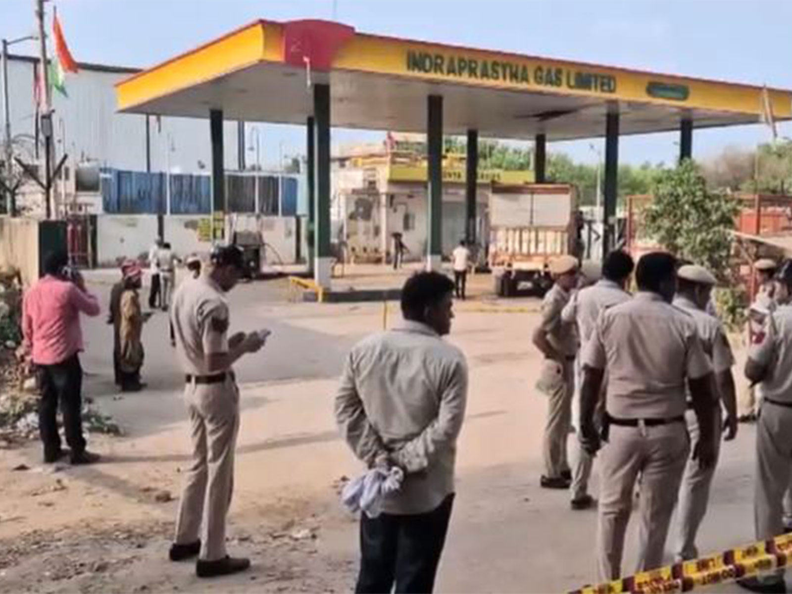 CNG pump where blast happened (Photo/ANI)