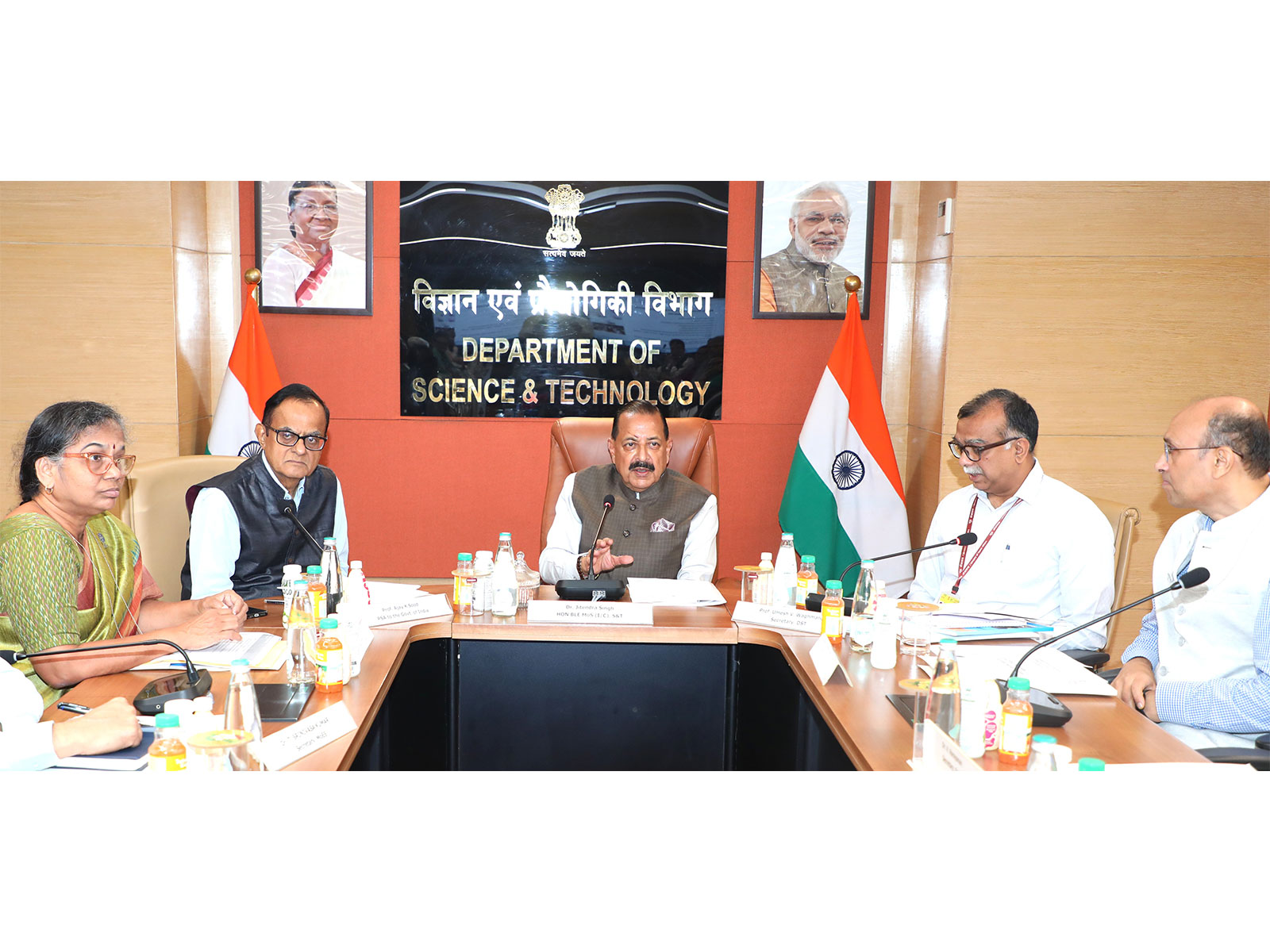  Dr. Jitendra Singh chairing the meeting (Photo/PIB)