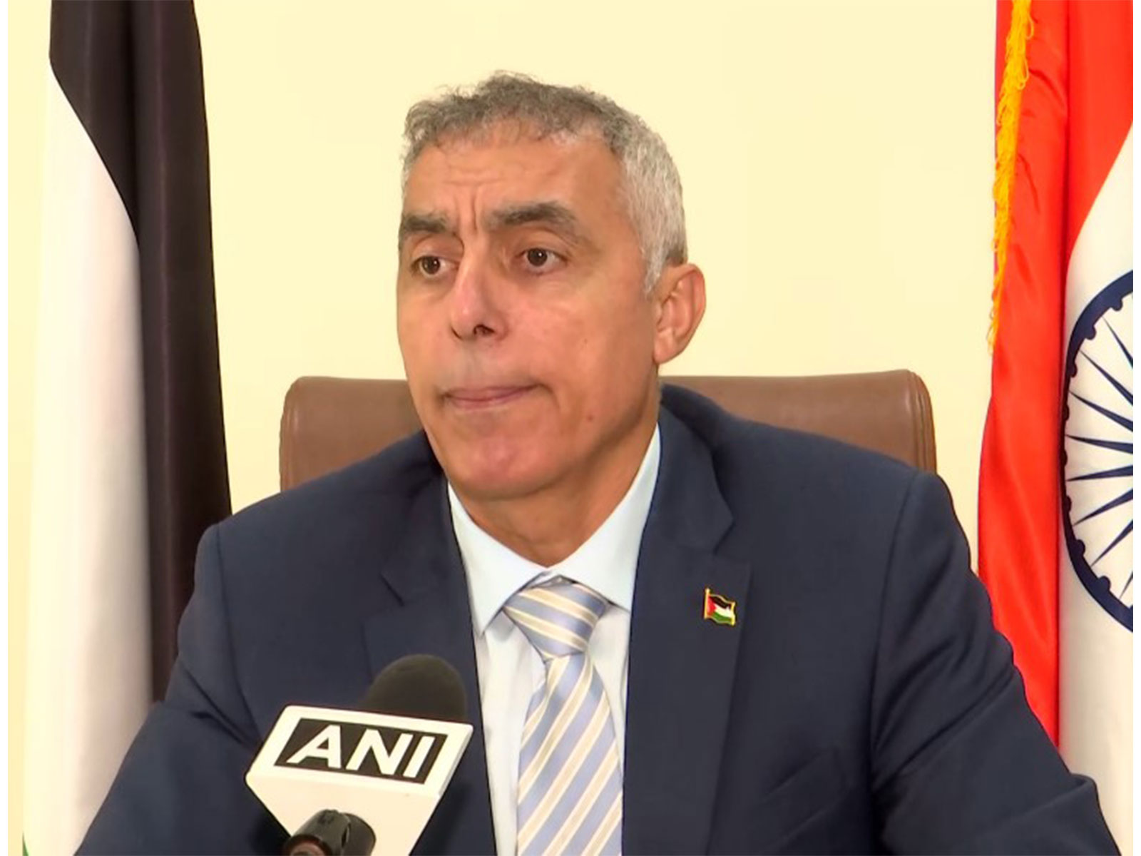  Palestinian Ambassador to India Abdullah M Abu Shawesh (Photo/ANI)