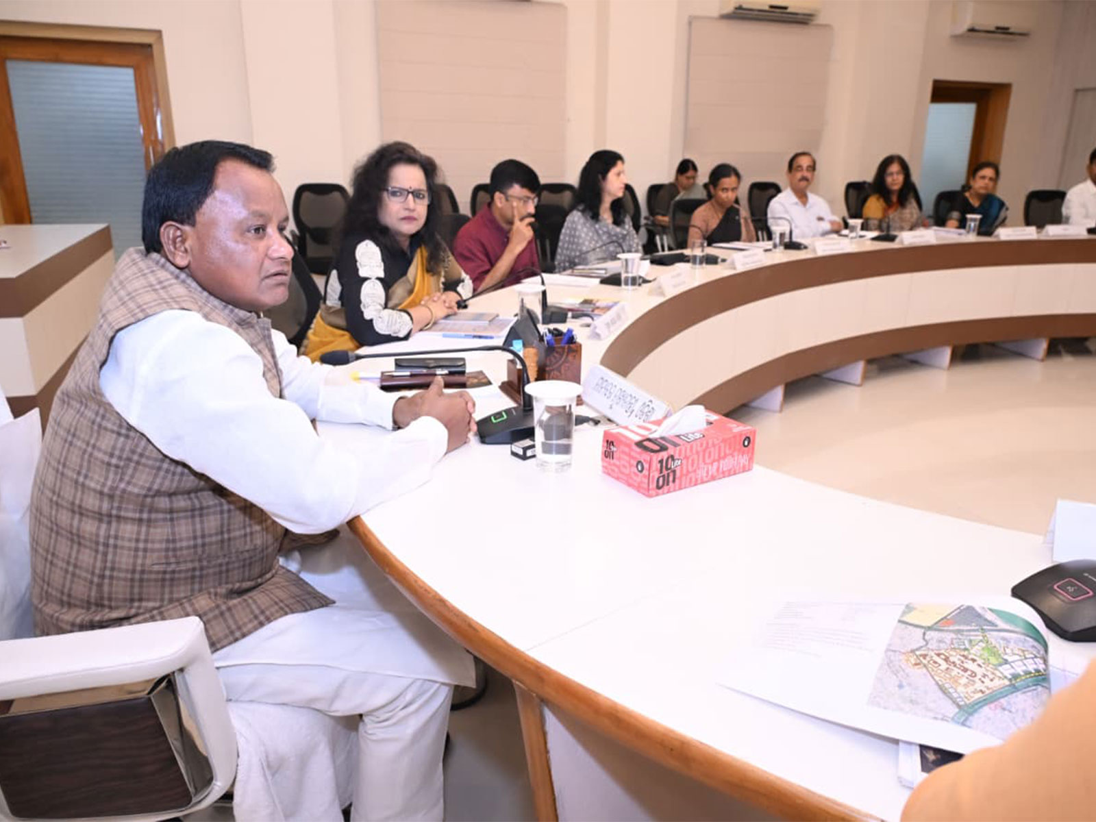 Odisha CM Mohan Charan Majhi reviews infrastructure upgrade plans for SCB Medical College and Hospital (Photo: Odisha/CMO)
