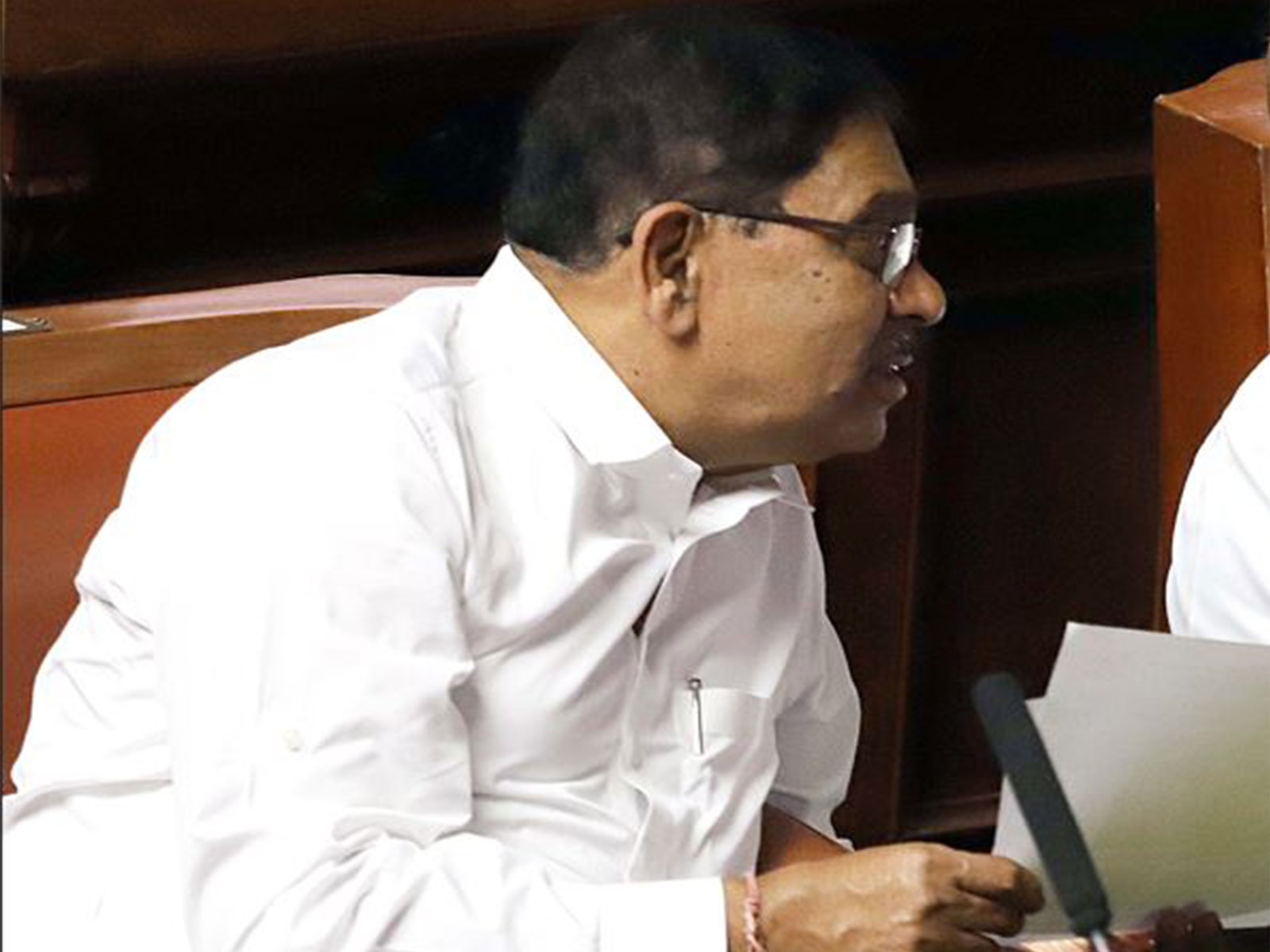 Karnataka Deputy Chief Minister and Revenue Minister G Parameshwara (File photo/ANI)